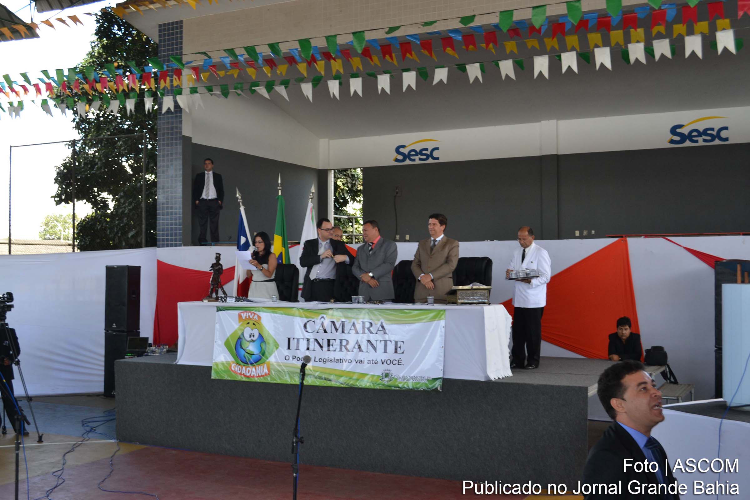 Sessão itinerante da Câmara Municipal de Feira de Santana (CMFS) no SESC.