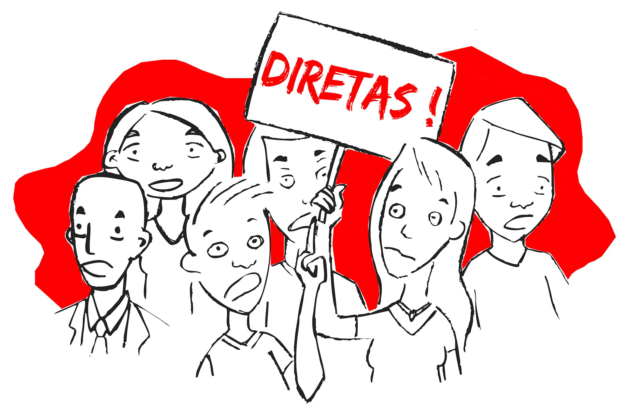 PSB convoca população a protestar por 'Eleições Diretas Já!'.