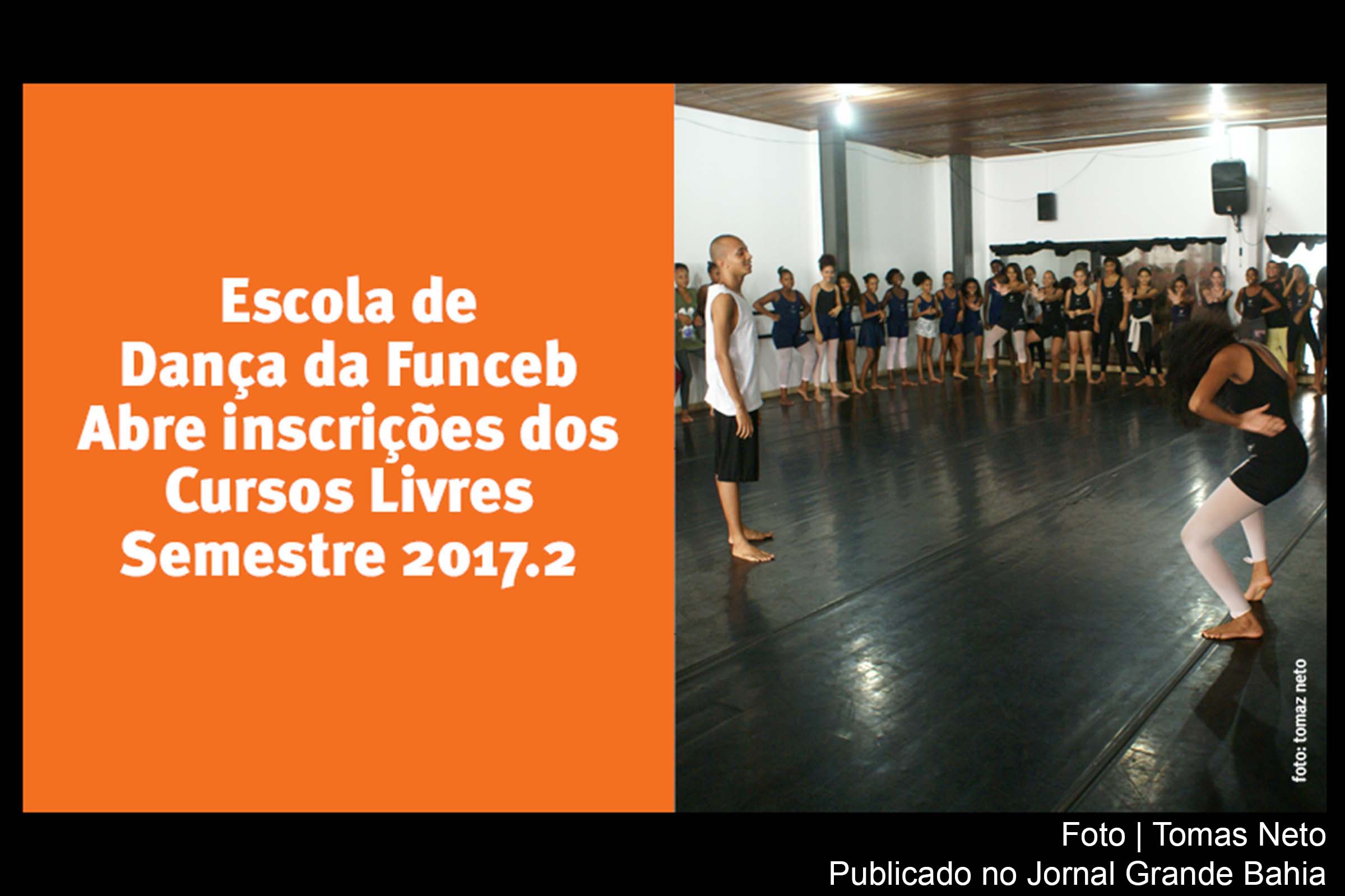 Escola de Dança da Funceb promove cursos.