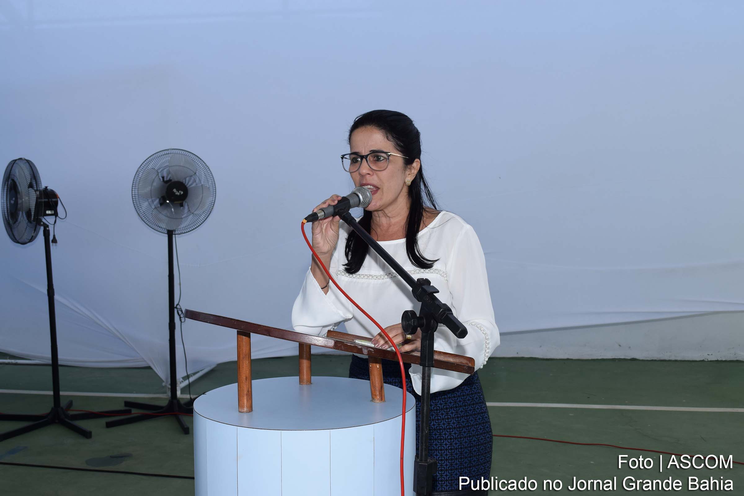 Vereadora Gerusa Maria Bastos Silva Sampaio.