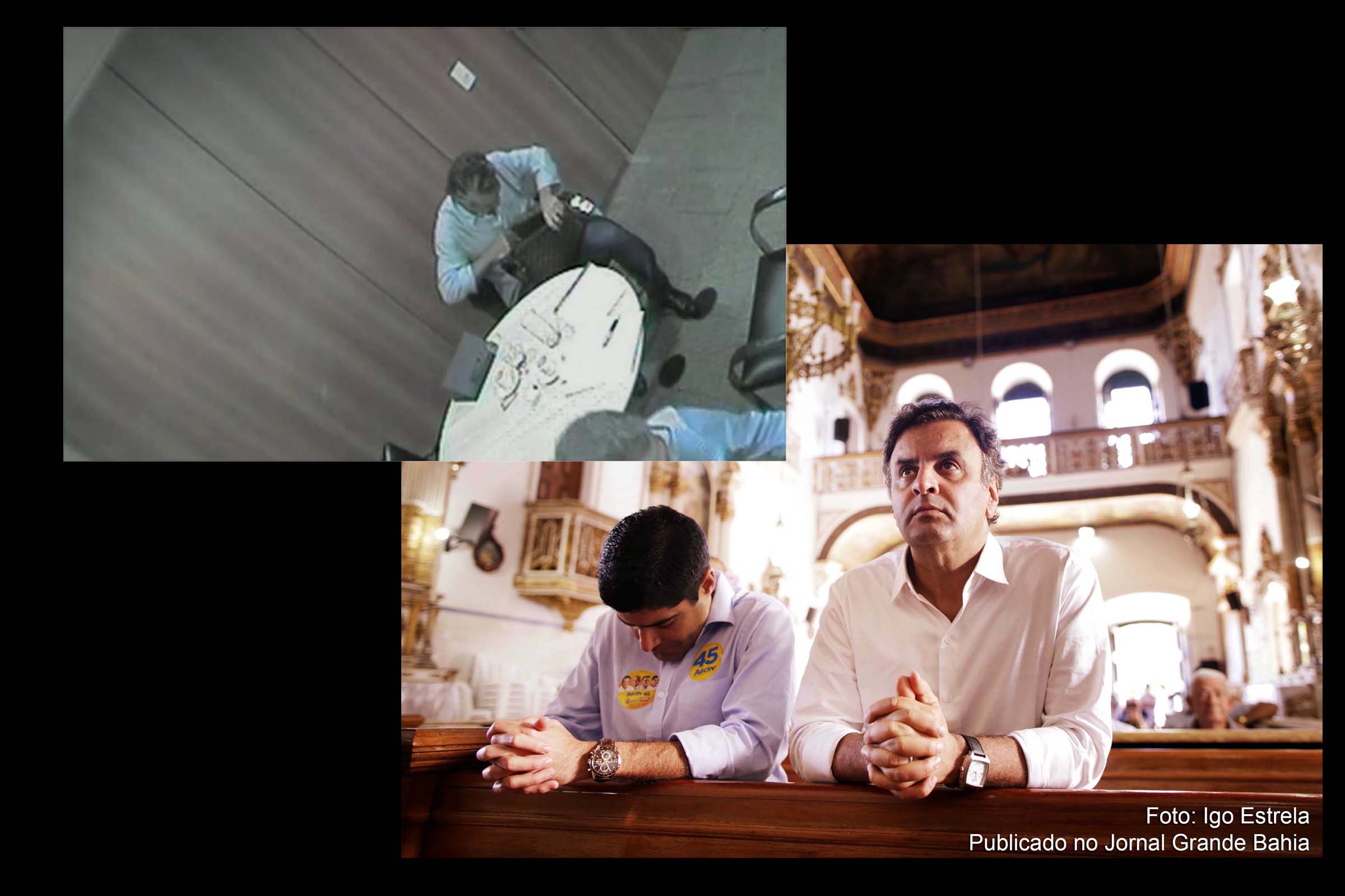Imagens mostram Ricardo Saud, primo do senador afastado Aécio Neves, recebendo propina da JBS.