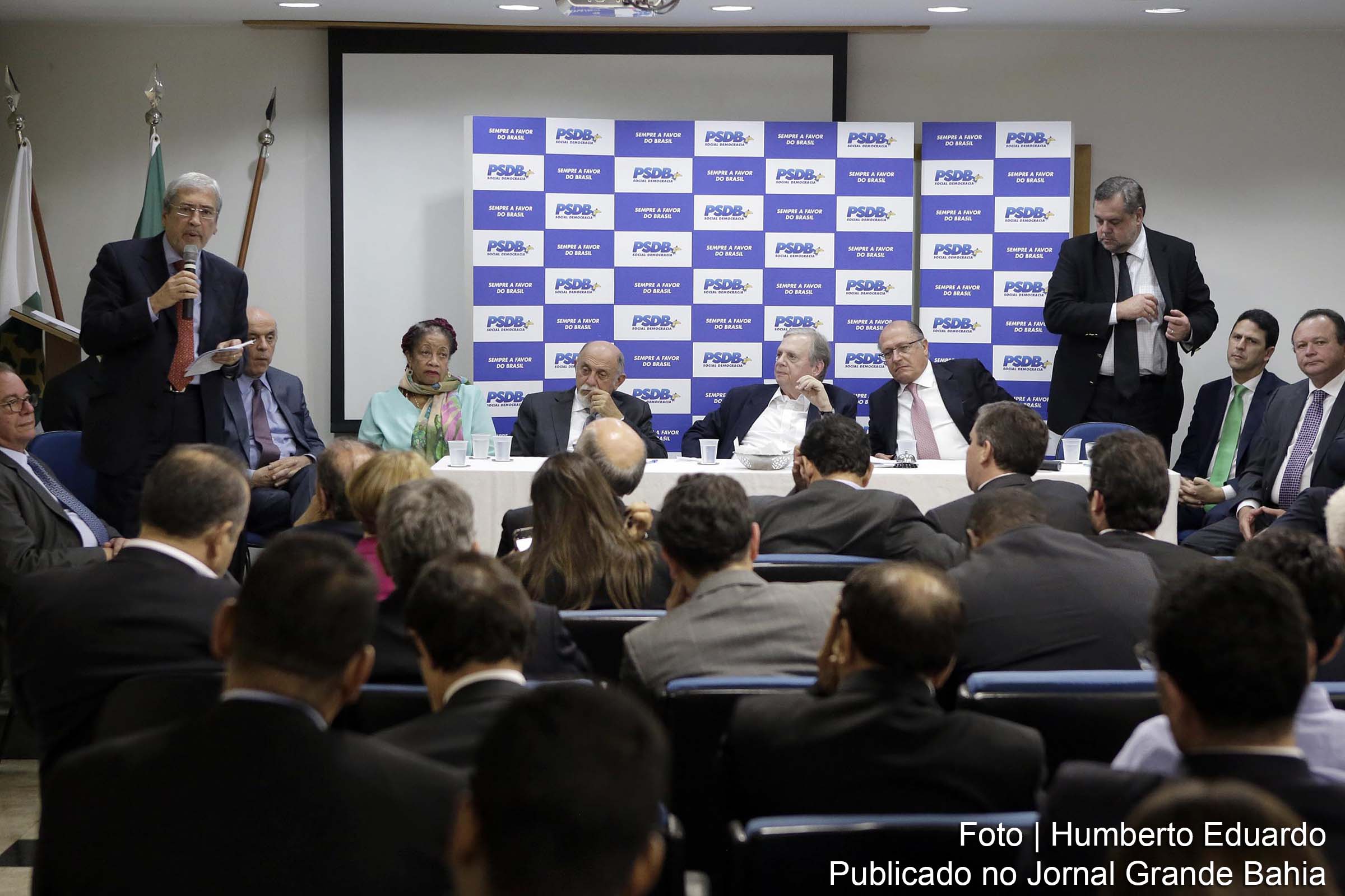 Reunião da Executiva Nacional do PSDB, em que ficou definido a continuidade do apoio ao Governo Temer.
