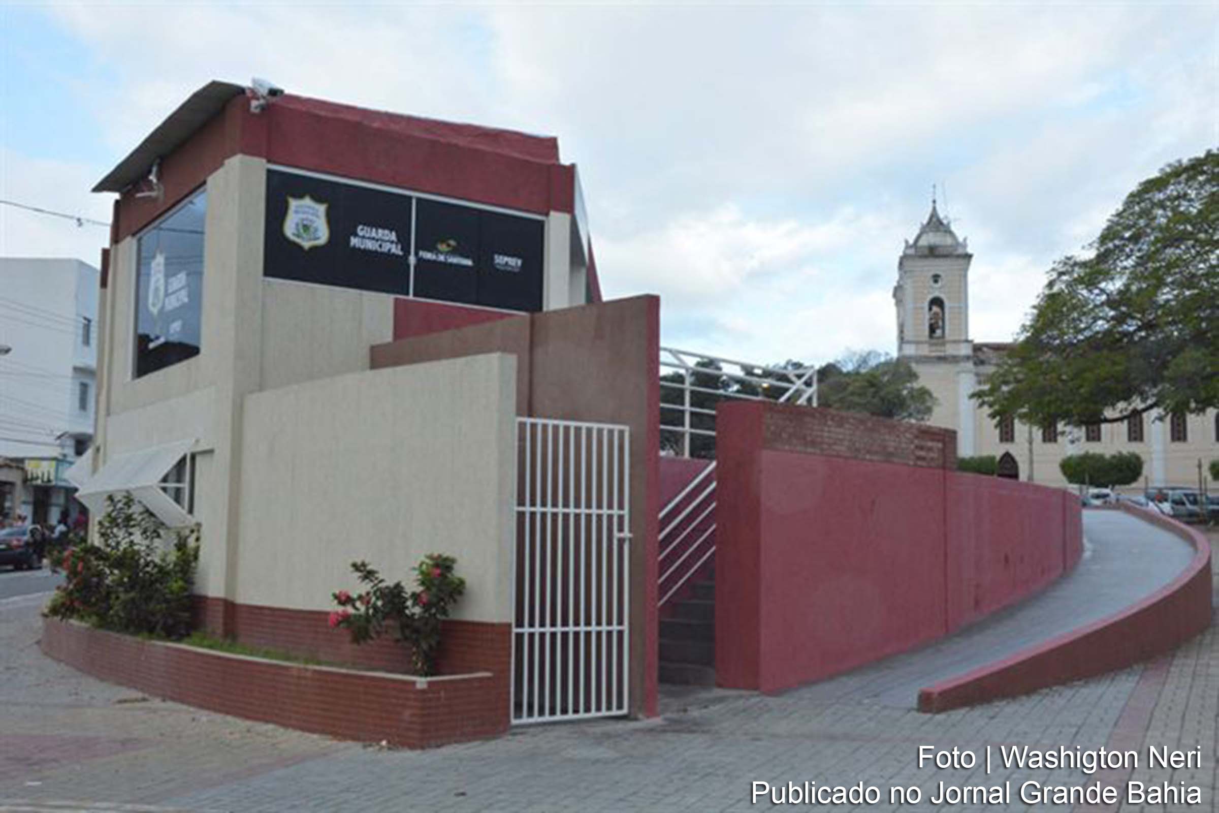 Base fixa da Guarda Municipal na Praça Padre Ovídio.