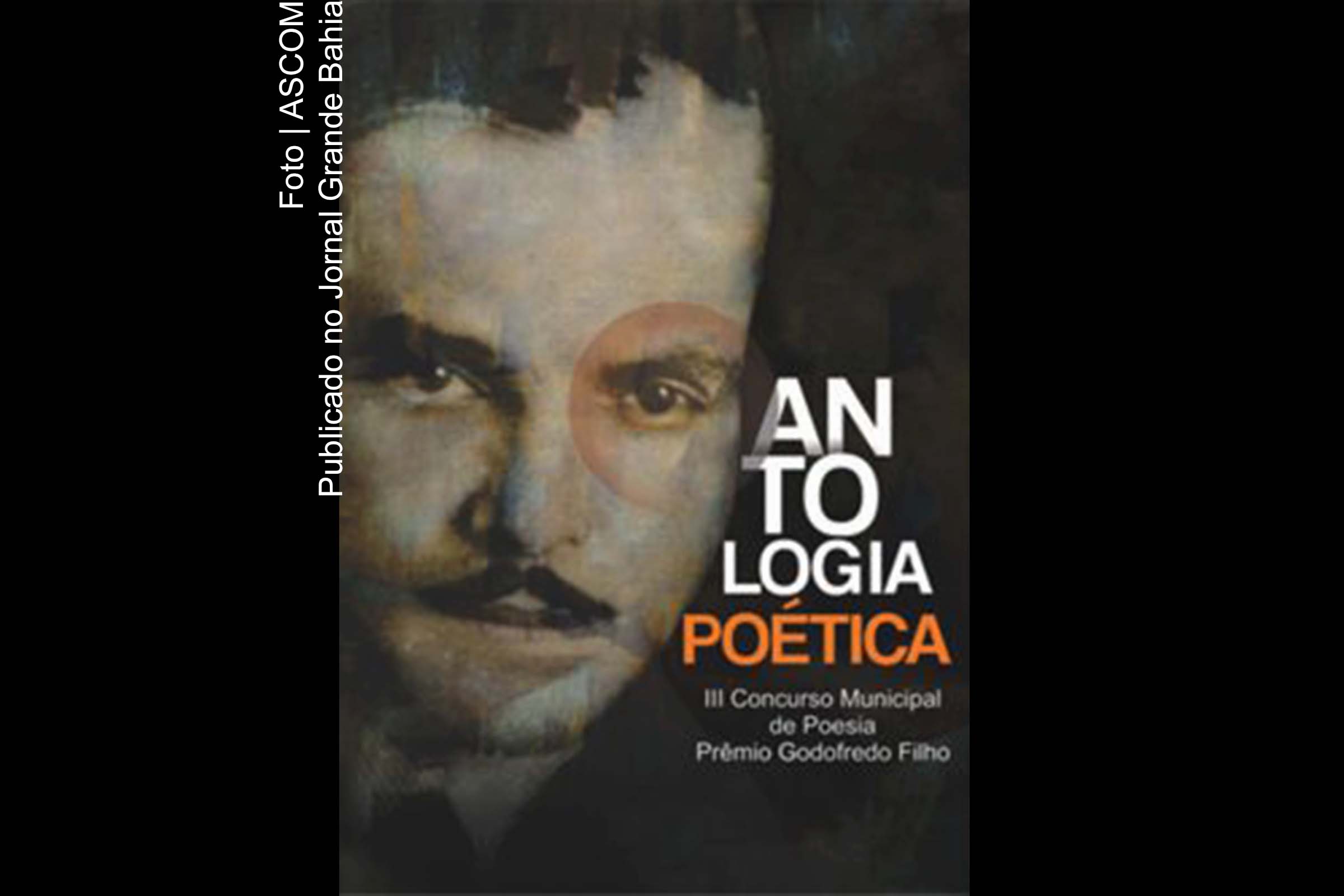 Capa do livro 'Antologia Poética', do 3º Concurso Municipal de Poesia.
