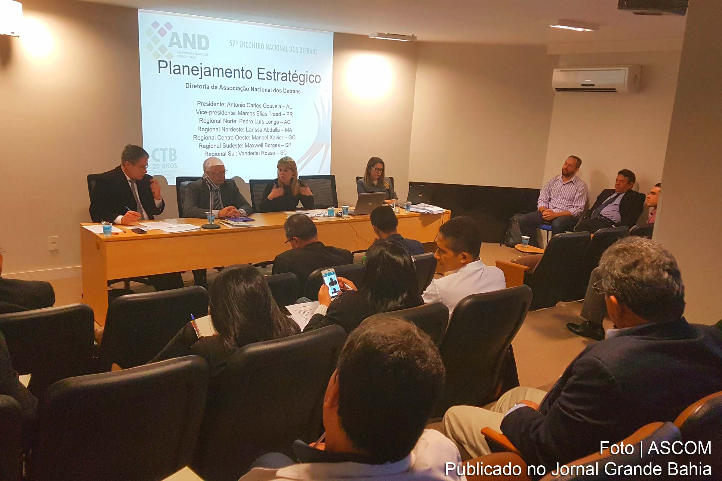 Representantes do Detran Bahia participaram de debates em Brasília.