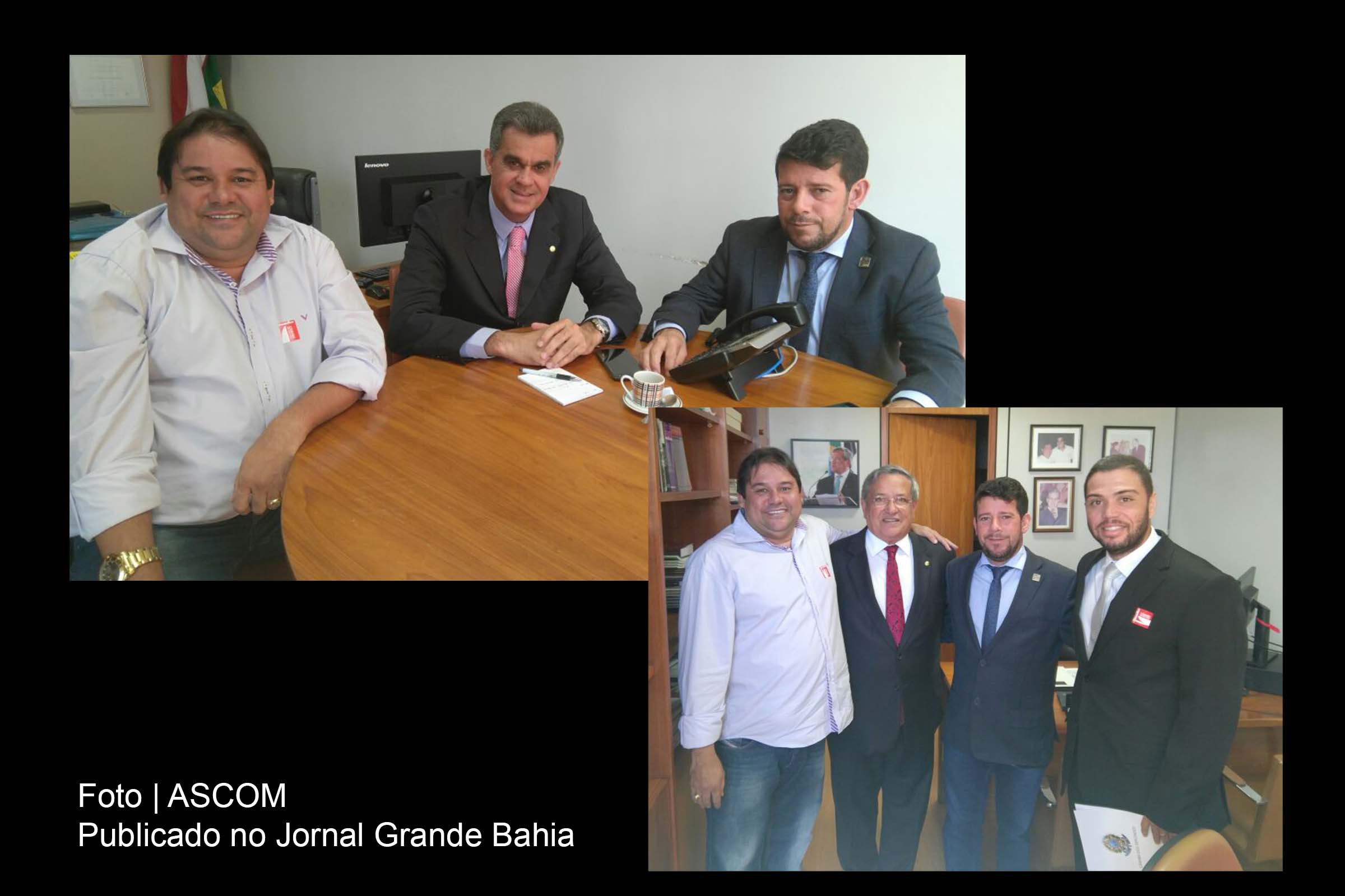 Prefeito José Carlos Araújo (Carlos Germano, PP) manteve encontro com parlamentares da base do Governo Temer, em Brasília.