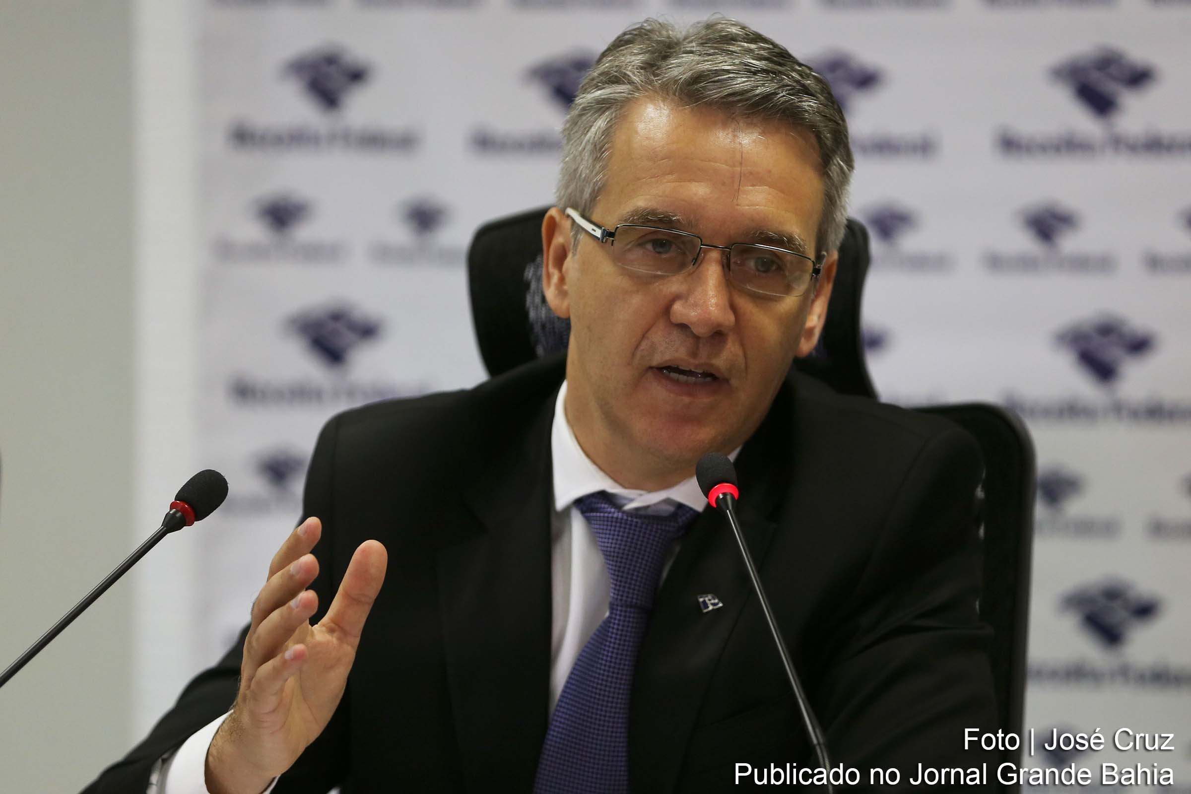 Subsecretário de Fiscalização da Receita Federal, Iágaro Jung Martins, anuncia resultado de ações de fiscalização da Receita no primeiro semestre de 2017.