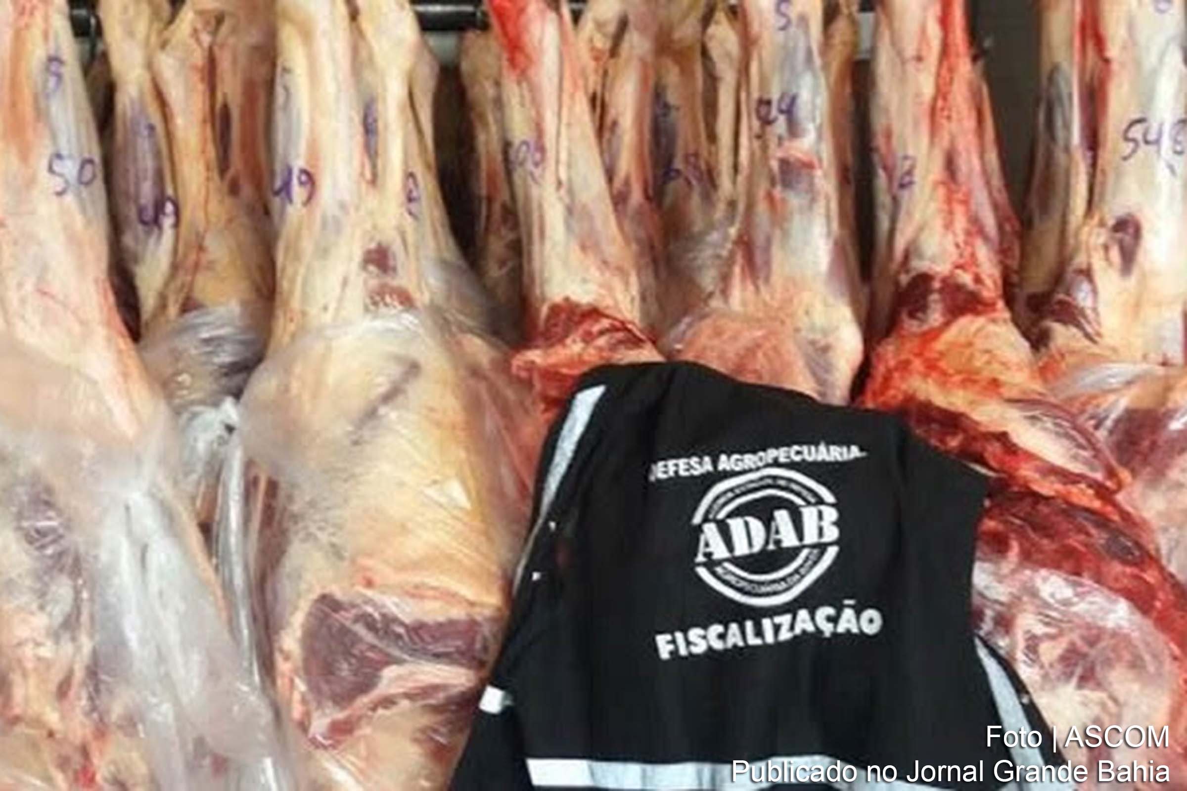 ADAB em Barreiras apreende cerca de três toneladas de carne de procedência irregular.