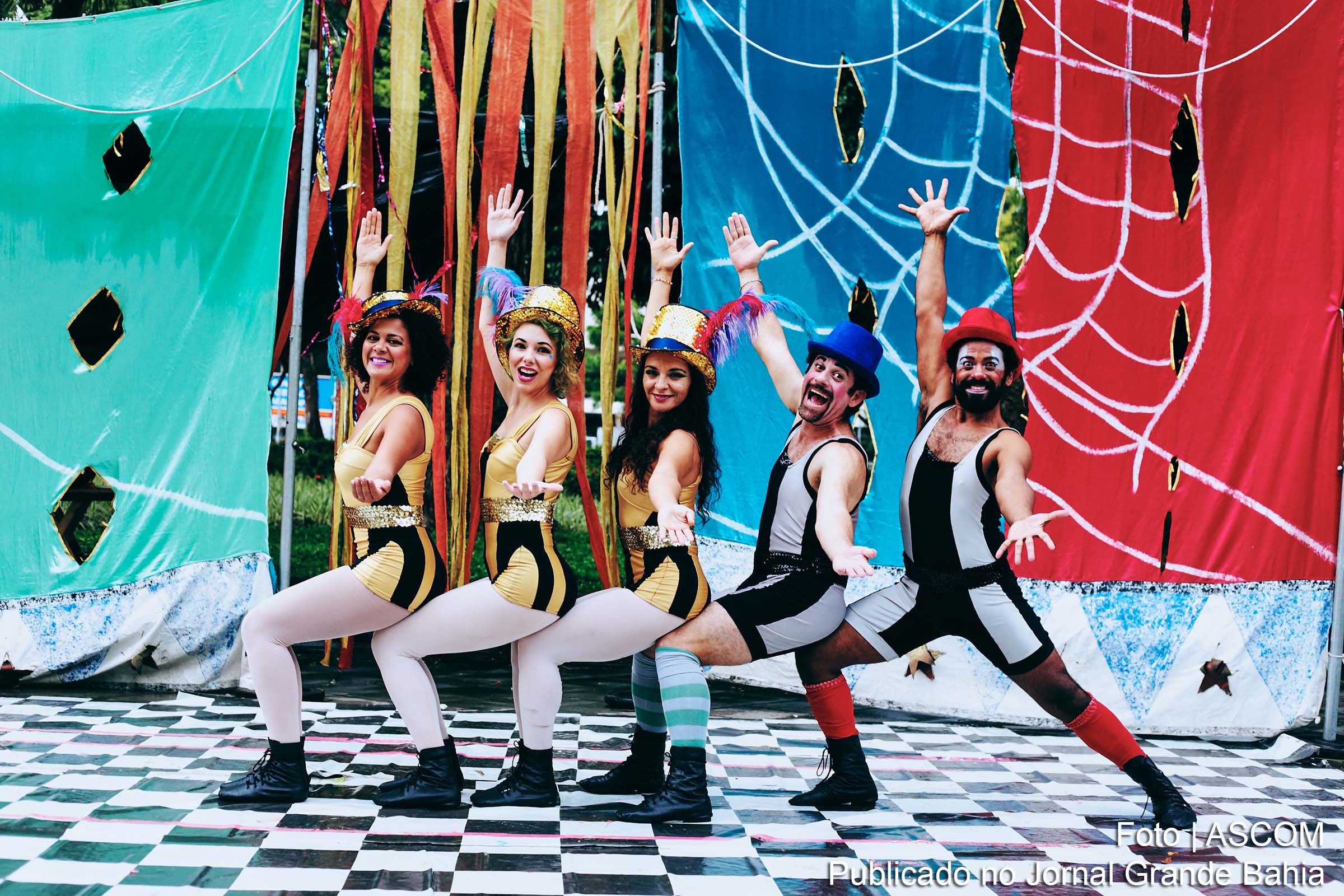 Cena do espetáculo 'Dia de Circo'.