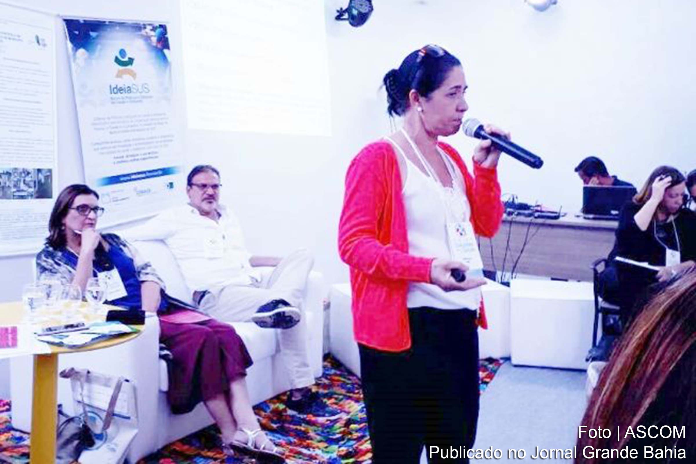 Projeto Aconchego é apresentado na Feira de Soluções para Saúde, realizado em Salvador.