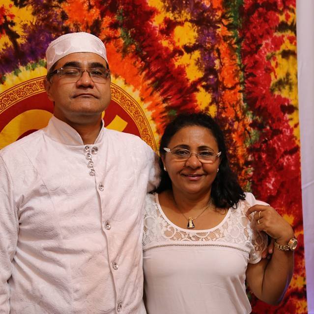 Padrinho Fernando (Edilsom Fernandes) e Madrinha Zeza (Maria José)