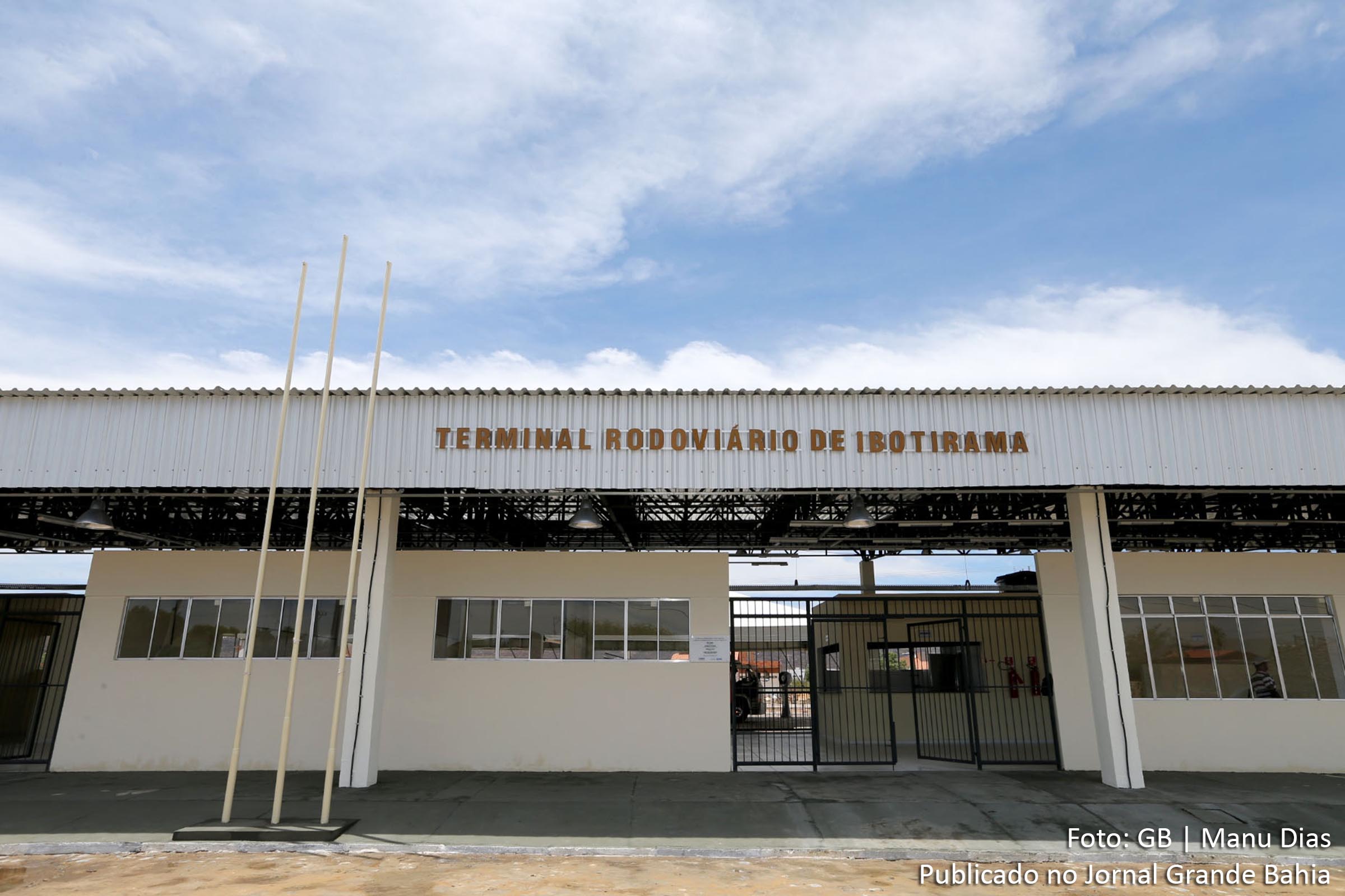 Fachada do Terminal Rodoviário de Ibotirama.