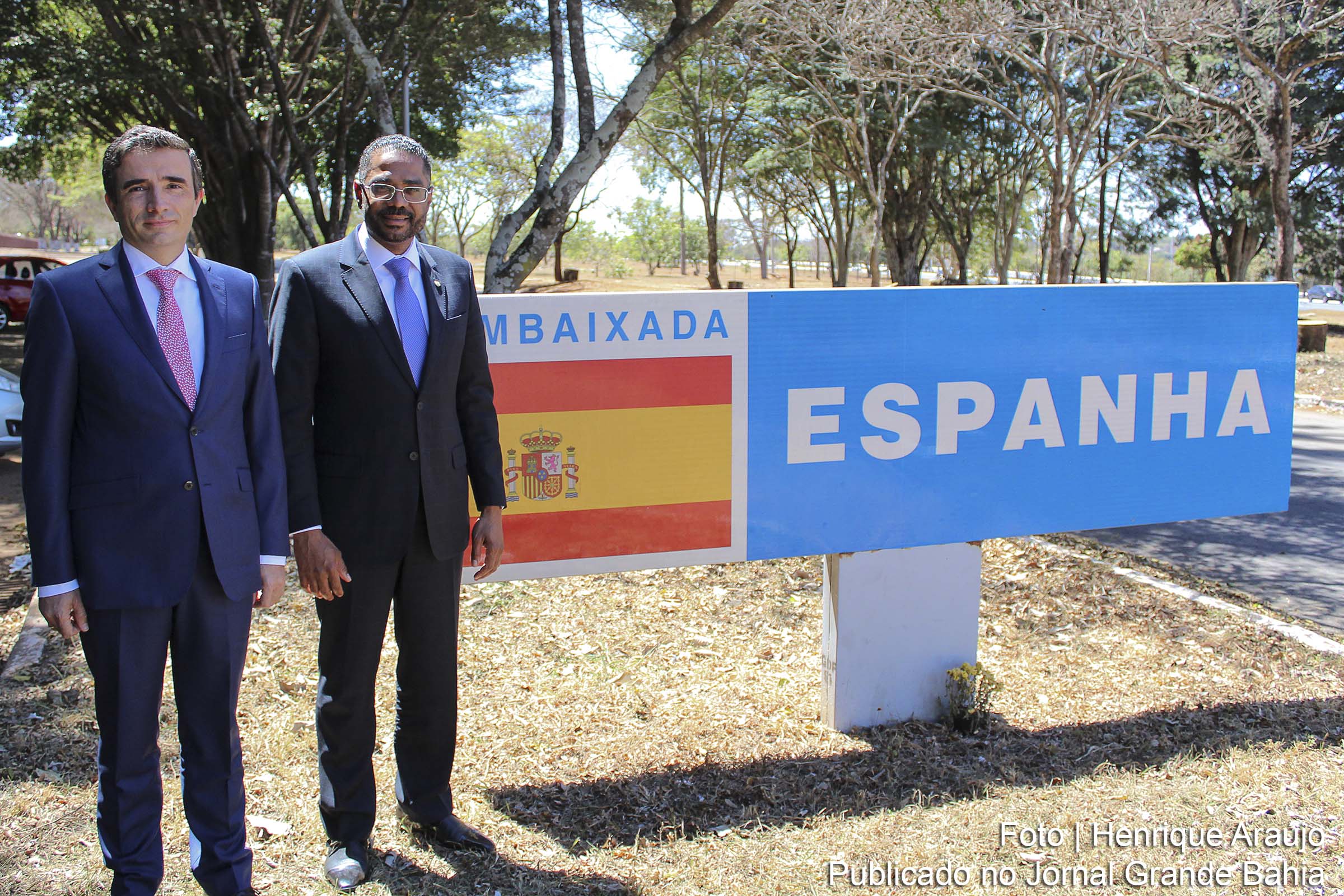 Ministro Conselheiro José Manuel Garcia e Márcio Marinho (PRB-BA).