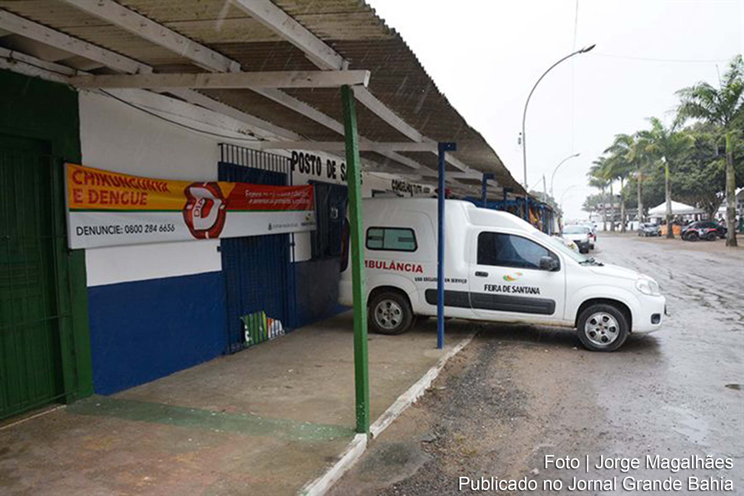 Secretaria Municipal da Saúde instala estrutura na 42ª Exposição Agropecuária de Feira de Santana.