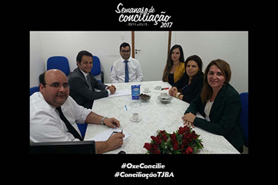 Servidor do Nupemec, Jorge Trindade, reuniu-se com juízes em Feira de Santana para formatar as ações das Semanas de Conciliação.