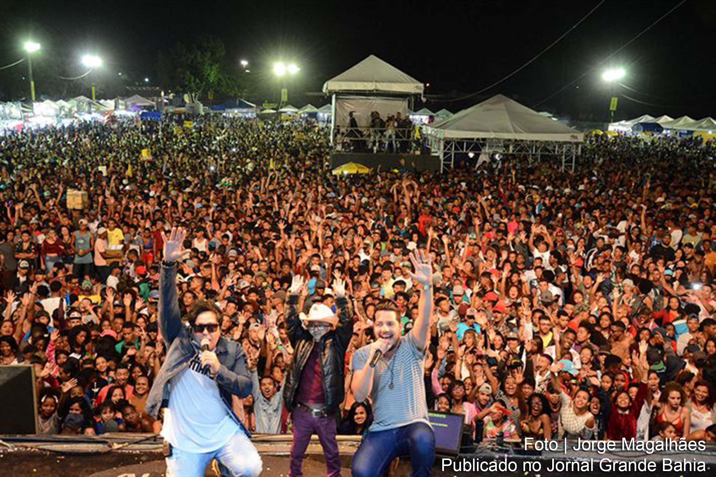 Show de Naldinho e Léo Rios durante a Expofeira 2017.