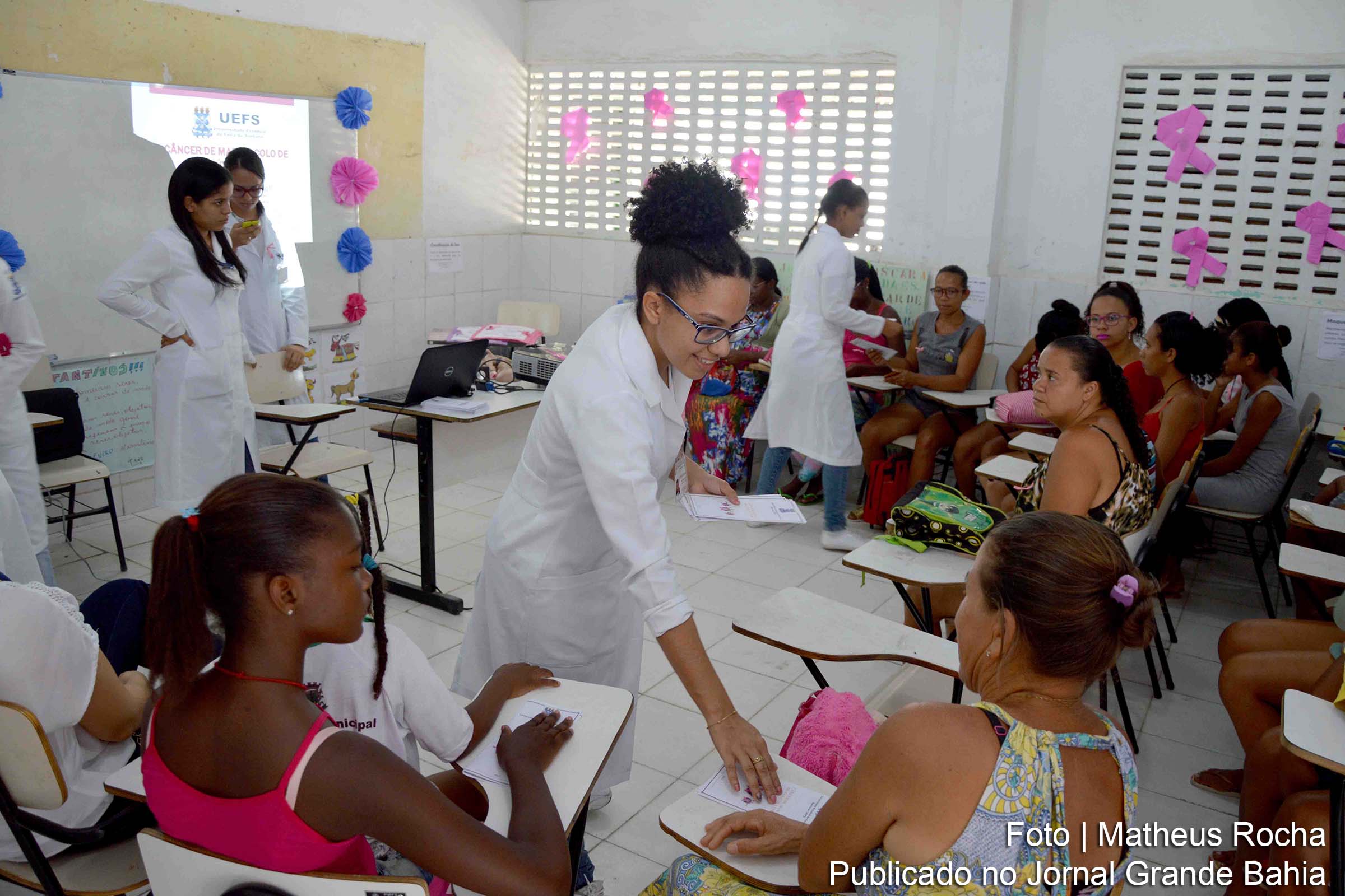 Ação social de escola da rede municipal de Feira de Santana integra comunidade no Bairro Campo Limpo