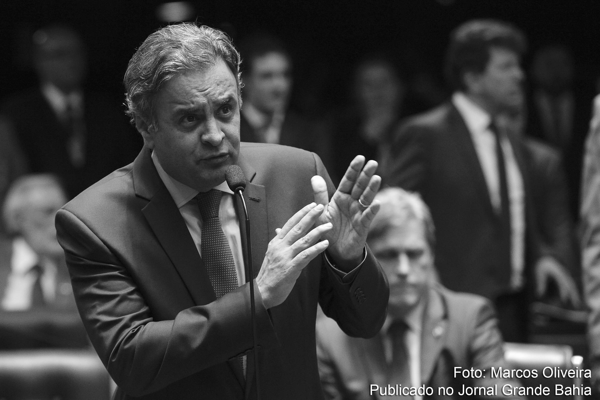 STF imputou penalidades contra o senador Aécio Neves (PSDB/MG) por corrupção.