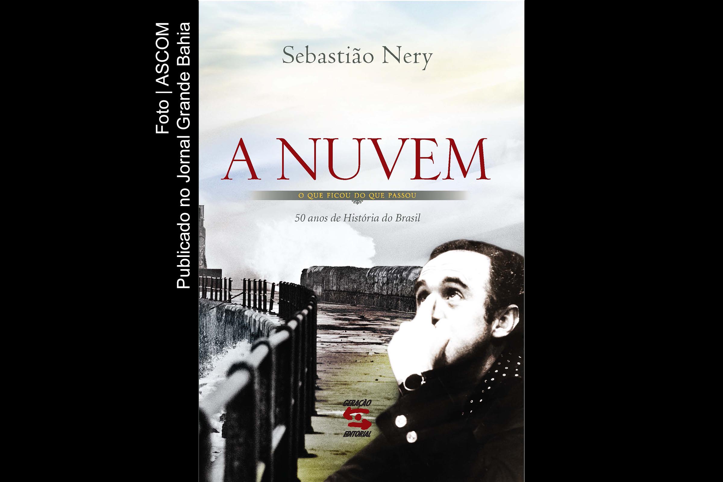 Capa do livro 'A nuvem', de autoria de Sebastião Nery.