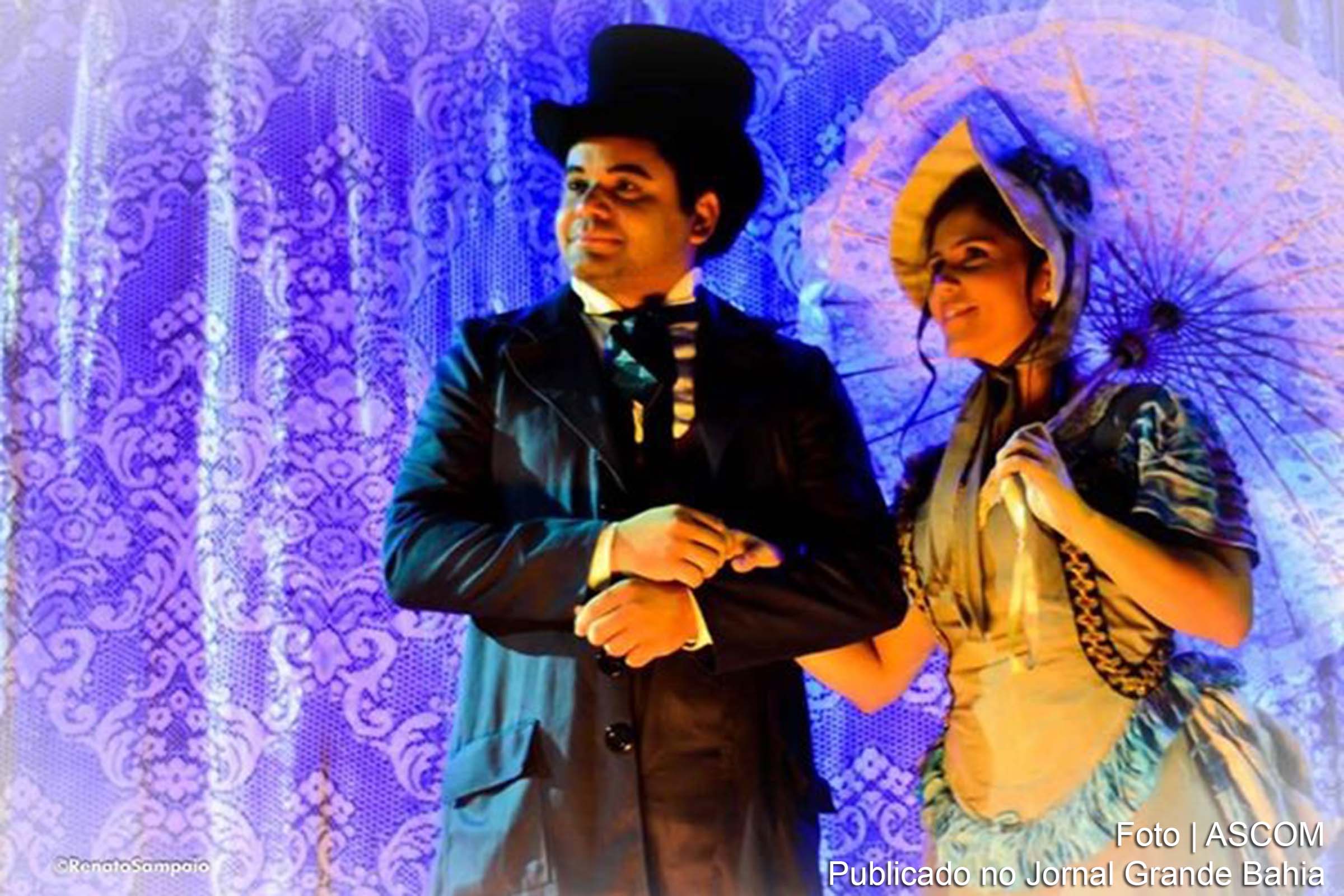 Cena do espetáculo 'A cartomante'.