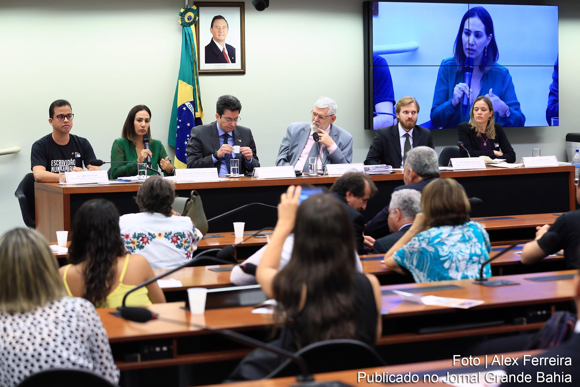 Reunião da Comissão de Direitos Humanos e Minorias da Câmara dos Deputados. Debatedores apontaram corte nos recursos para fiscalização como uma das dificuldades no combate ao trabalho escravo.