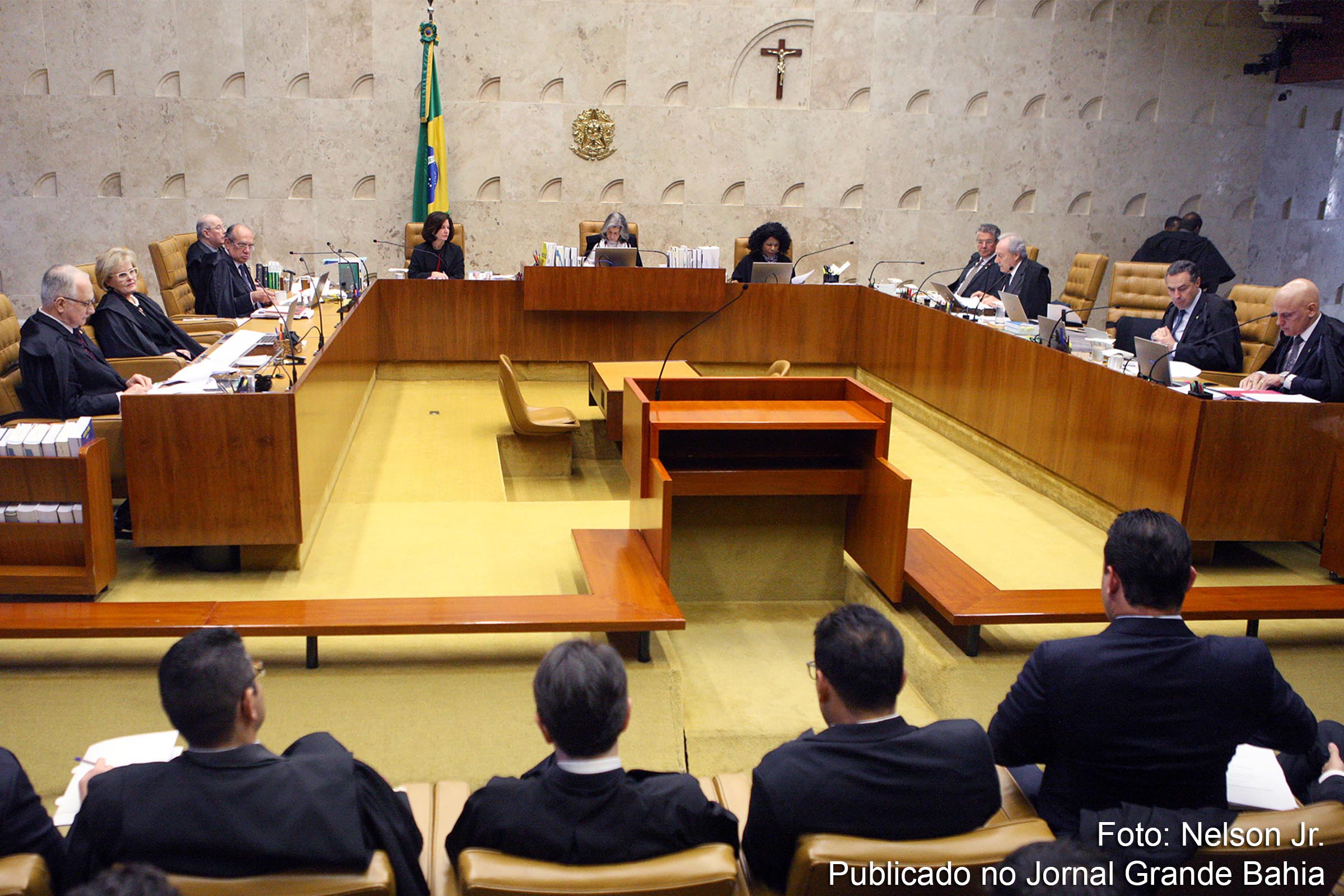 Sessão plenária do STF.