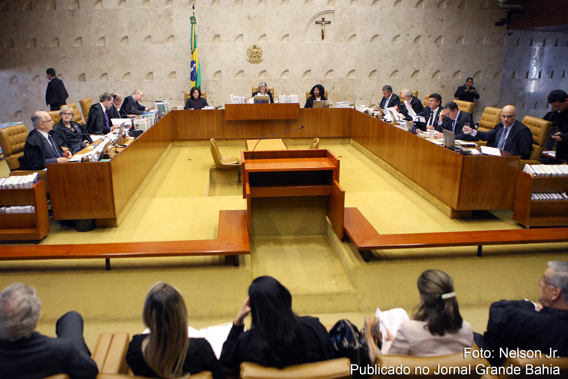 Sessão plenária do STF.