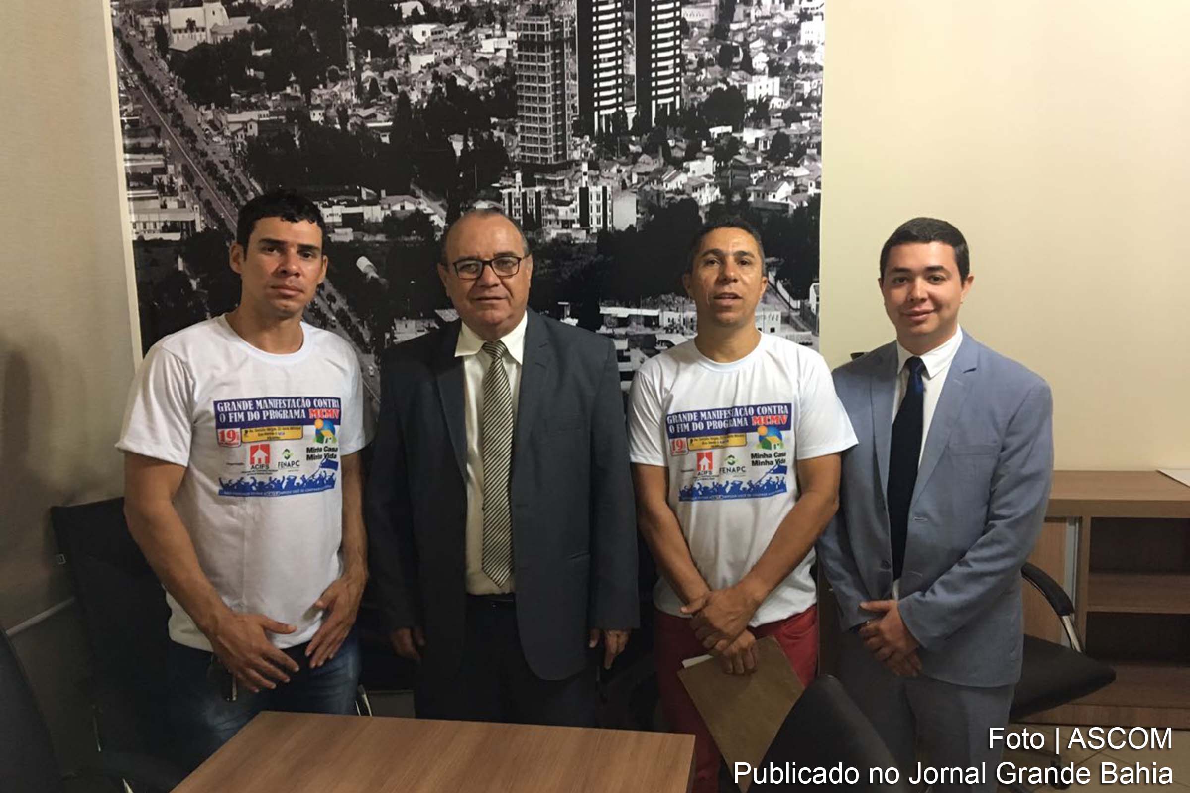 Vereador José Carneiro recebe visita de representantes da Associação dos Construtores Individuais de Feira de Santana e Região.
