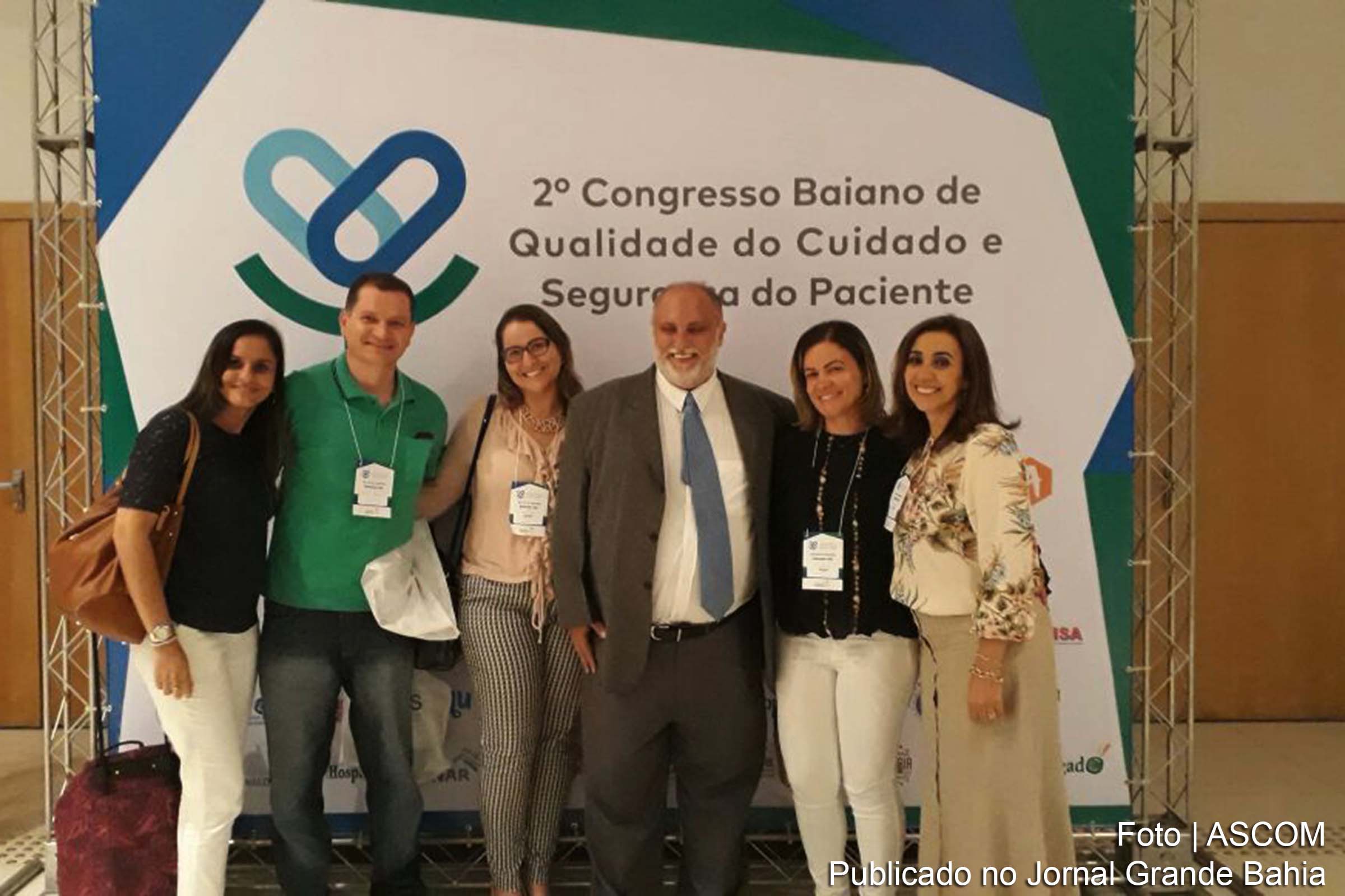 Profissionais do Hospital Clériston Andrade participam do 2º Congresso Baiano de Qualidade do Cuidado e Segurança do Paciente (QUALISEG).