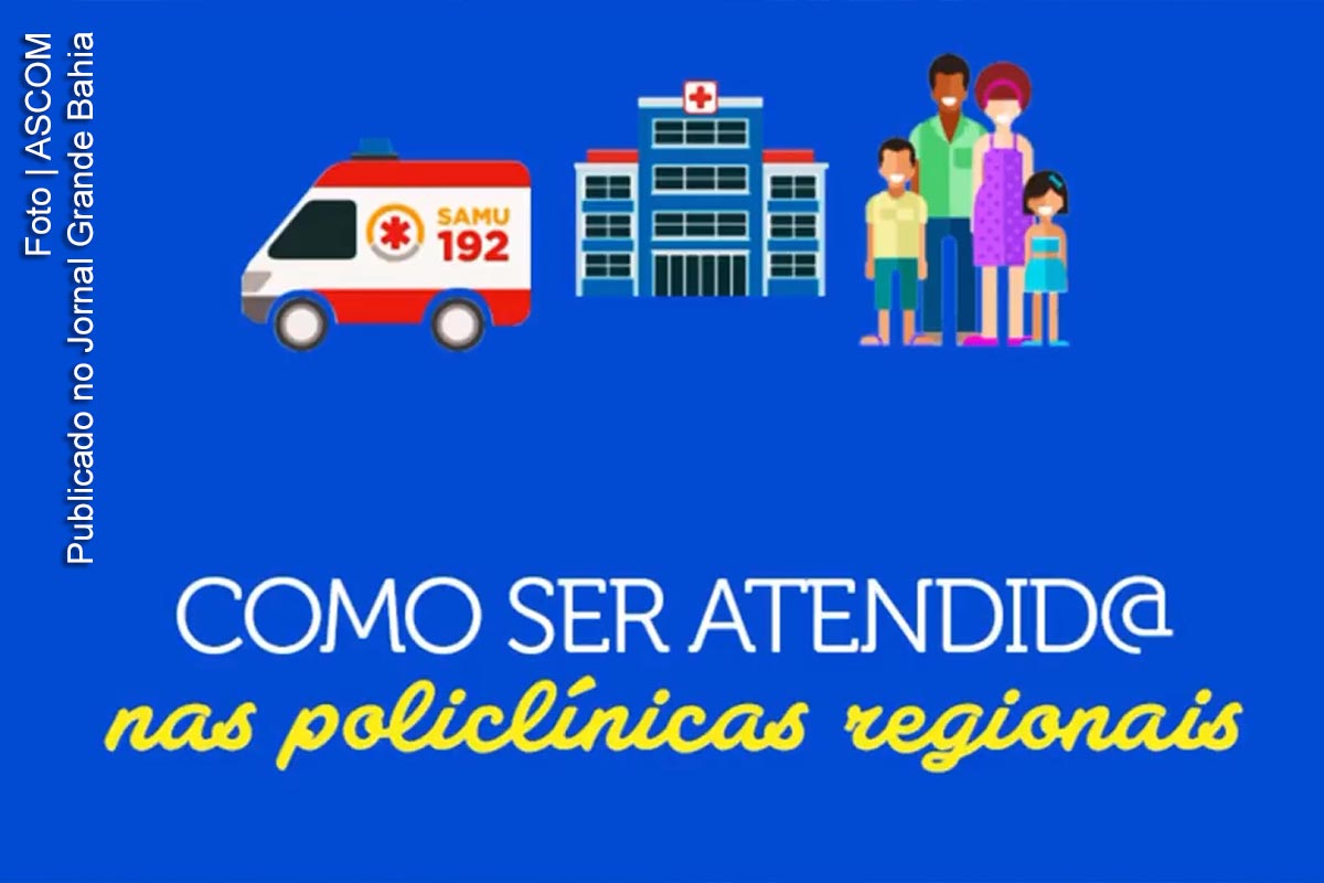 Vídeo apresenta processo de atendimento nas policlínicas regionais implantadas pelo Governo da Bahia.