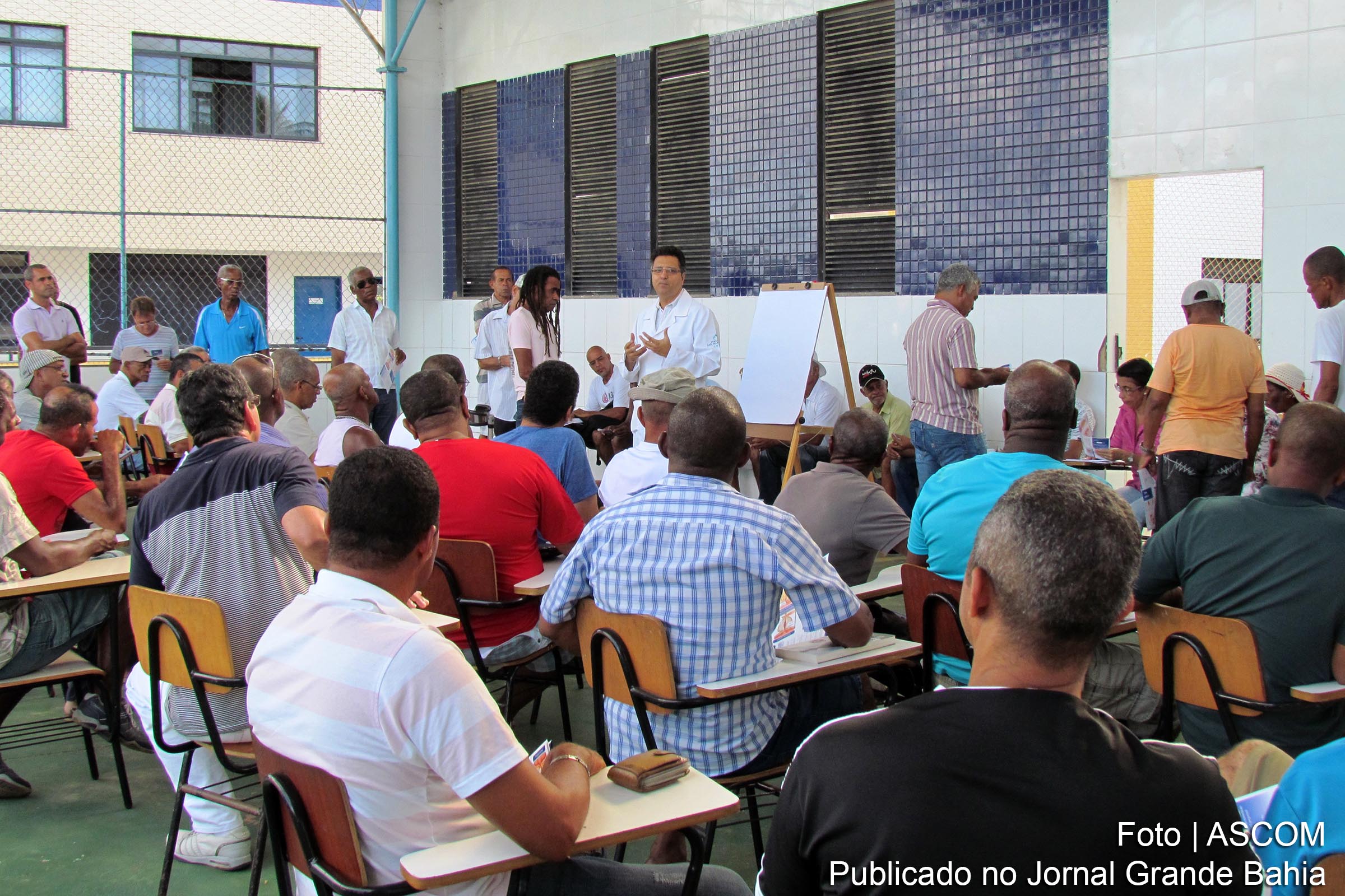 Atendimento para consultas e exames de prevenção ao câncer de próstata.