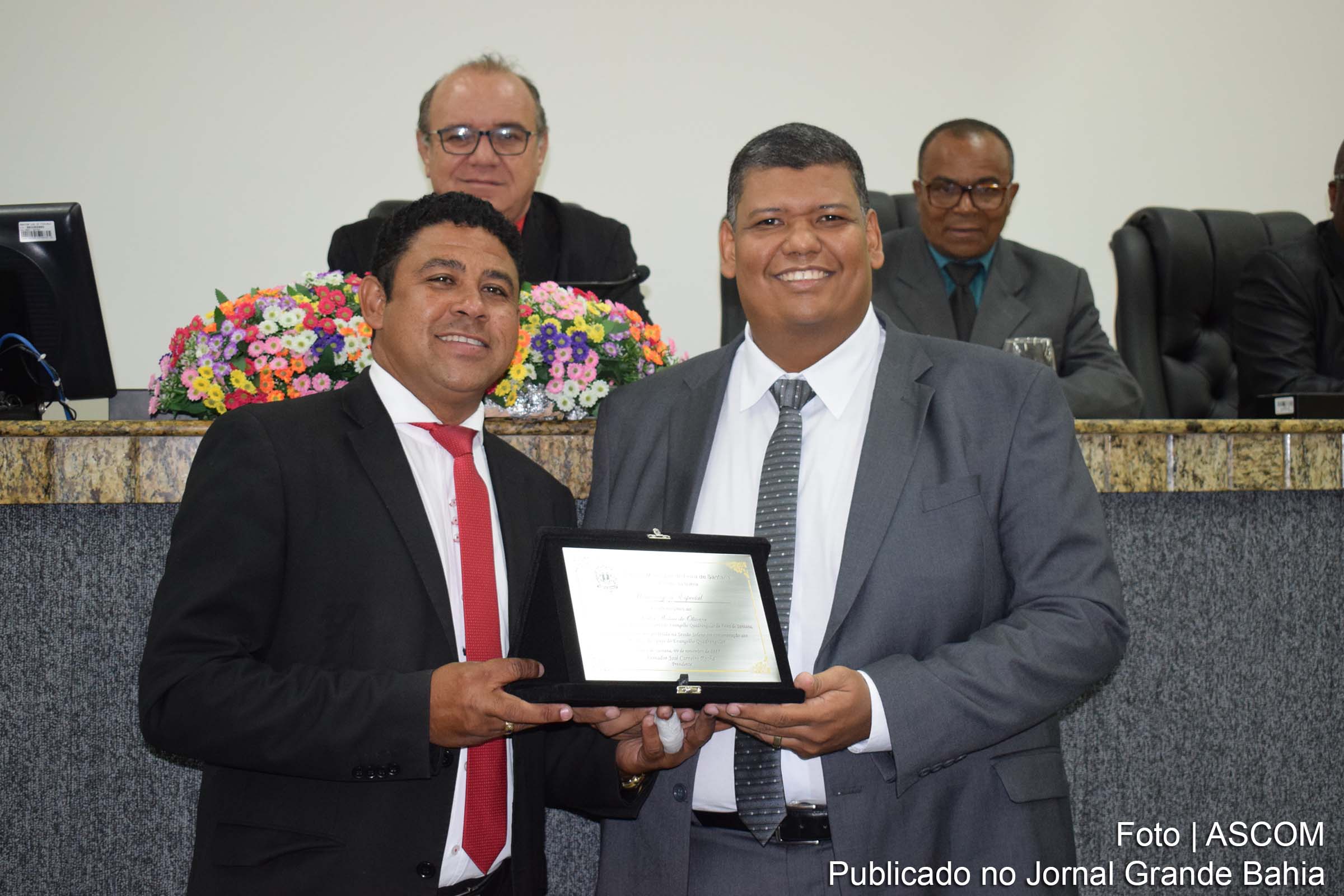 Câmara Municipal de Feira de Santana realiza sessão solene para comemorar os 47 anos da Igreja do Evangelho Quadrangular.