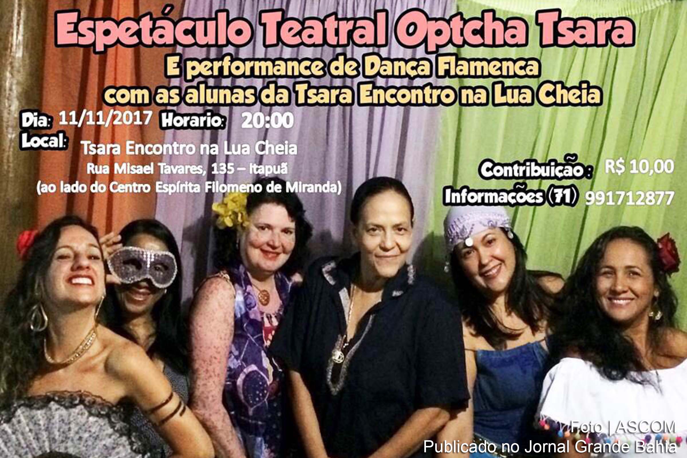Cartaz do espetáculo teatral 'Optcha Tsara'.
