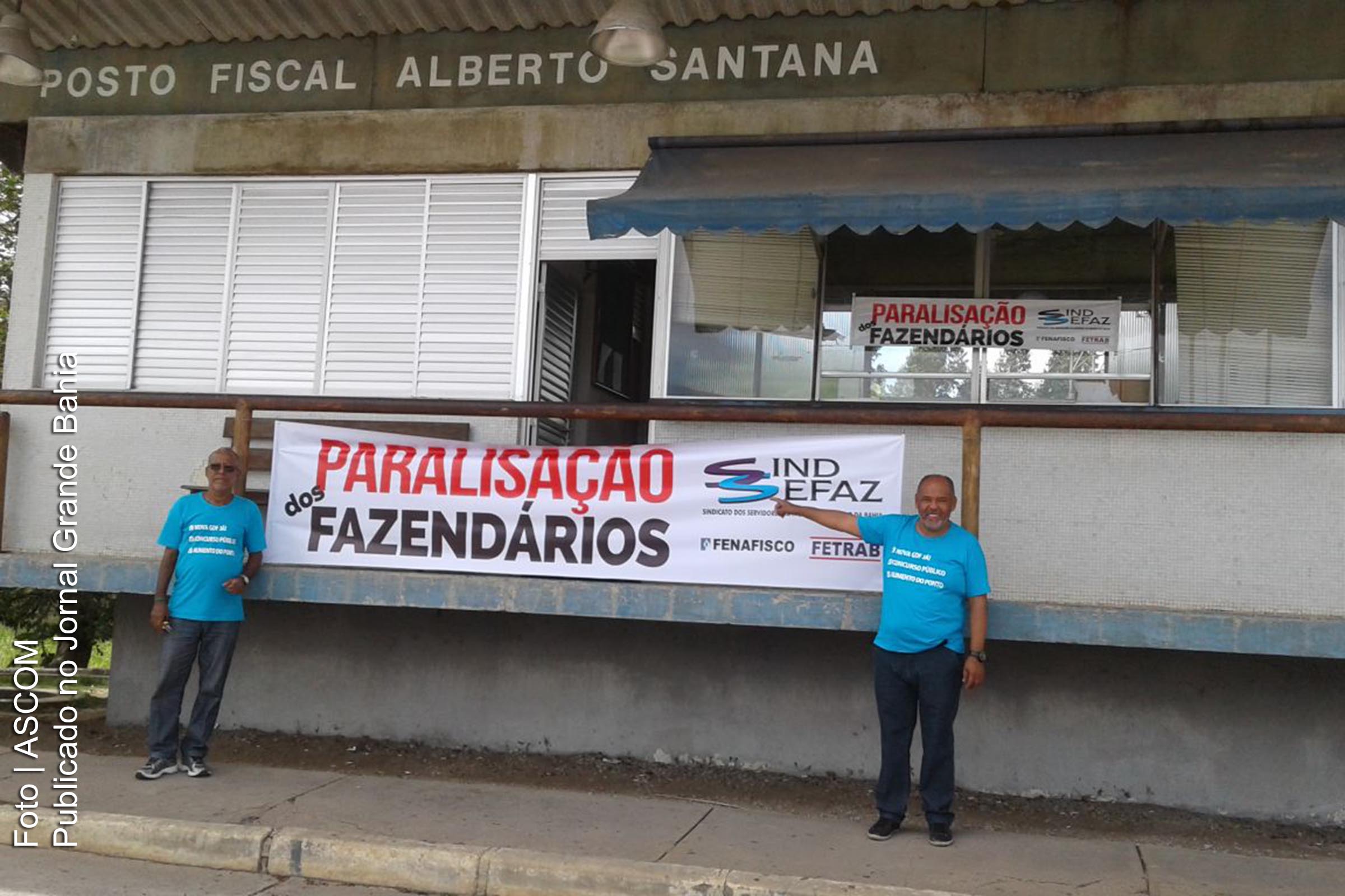 Fazendários da Bahia realizam protesto.