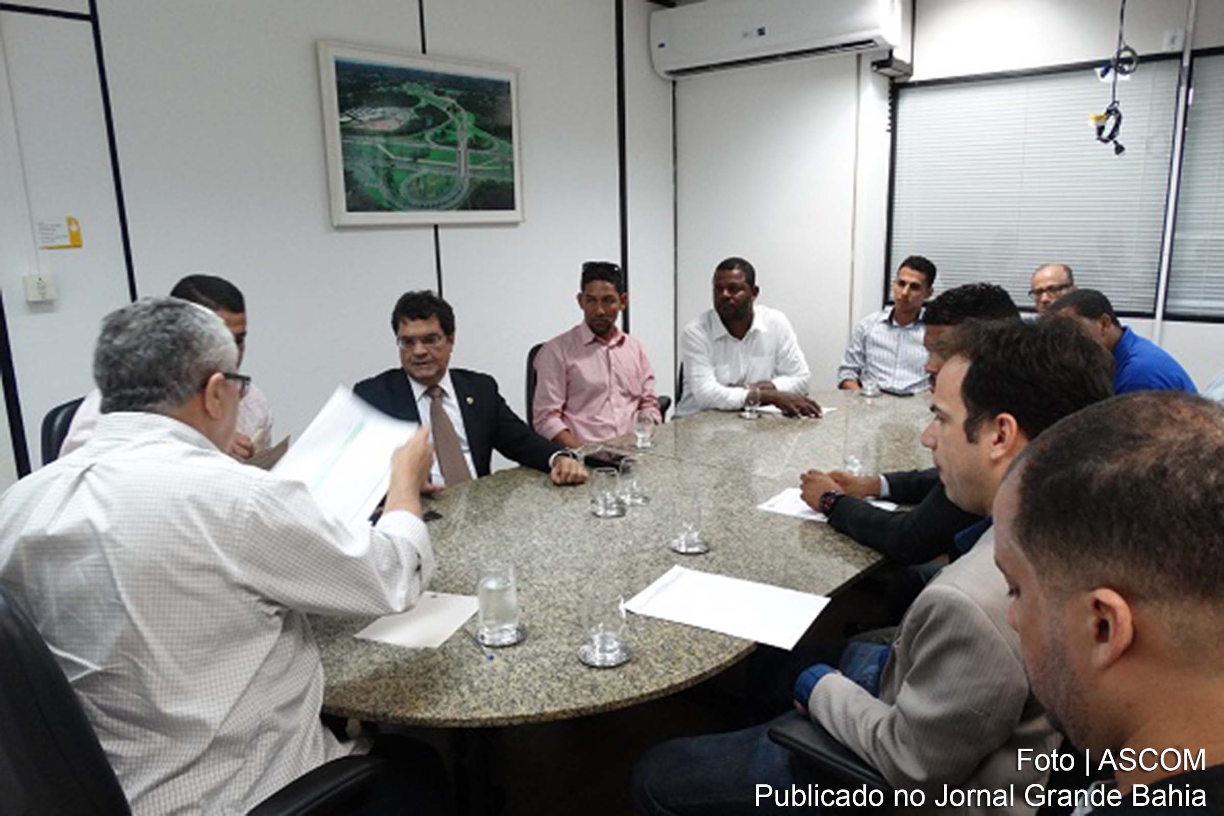 Secretário do Josias Gomes recebe prefeitos de Brejões e Santanópolis.