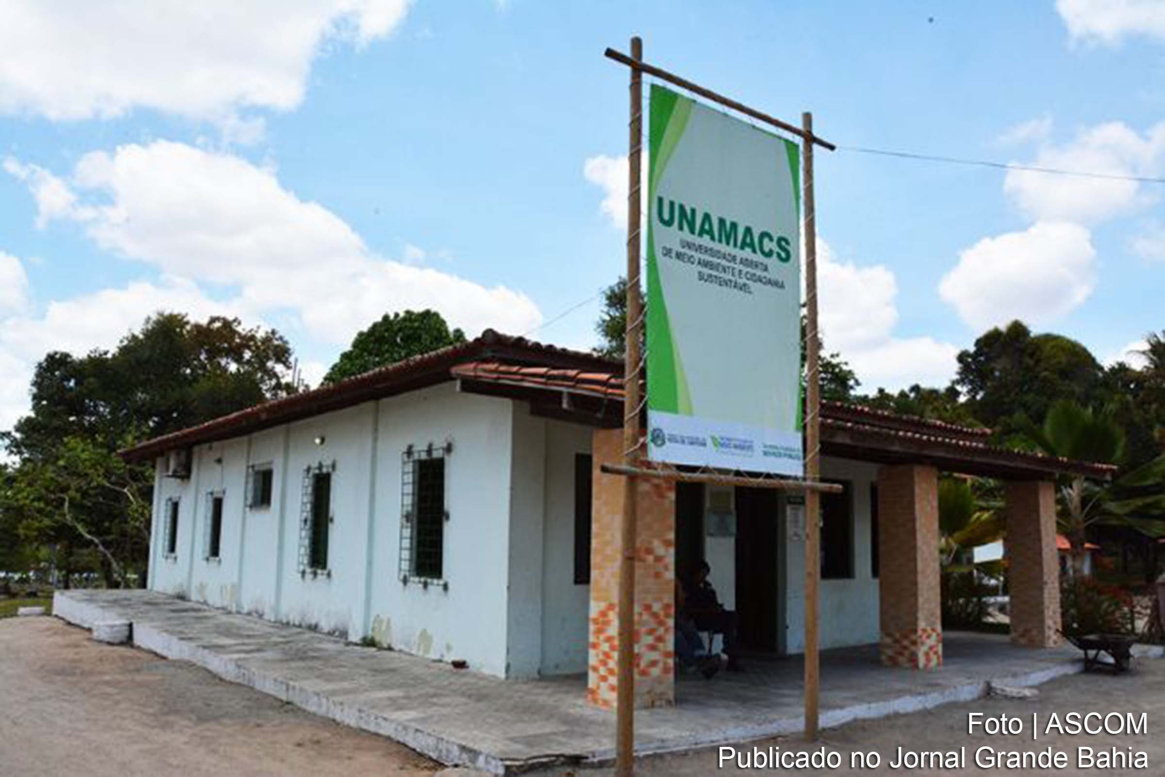 Sede da Universidade Aberta do Meio Ambiente e Desenvolvimento Sustentável (Unamacs), em Feira de Santana.