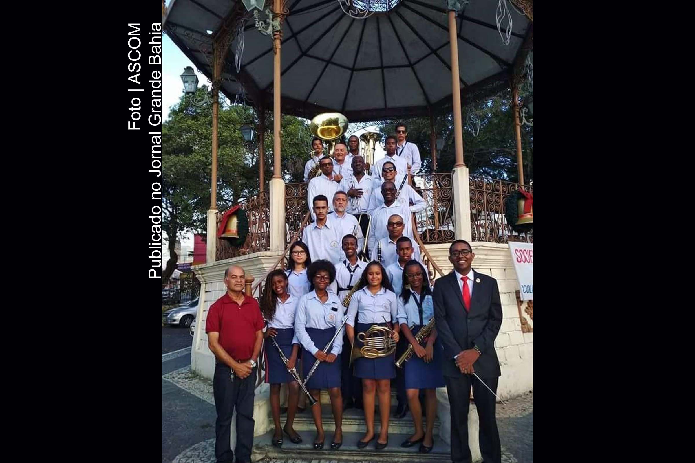 Integrantes da Filarmônica 25 de Março.