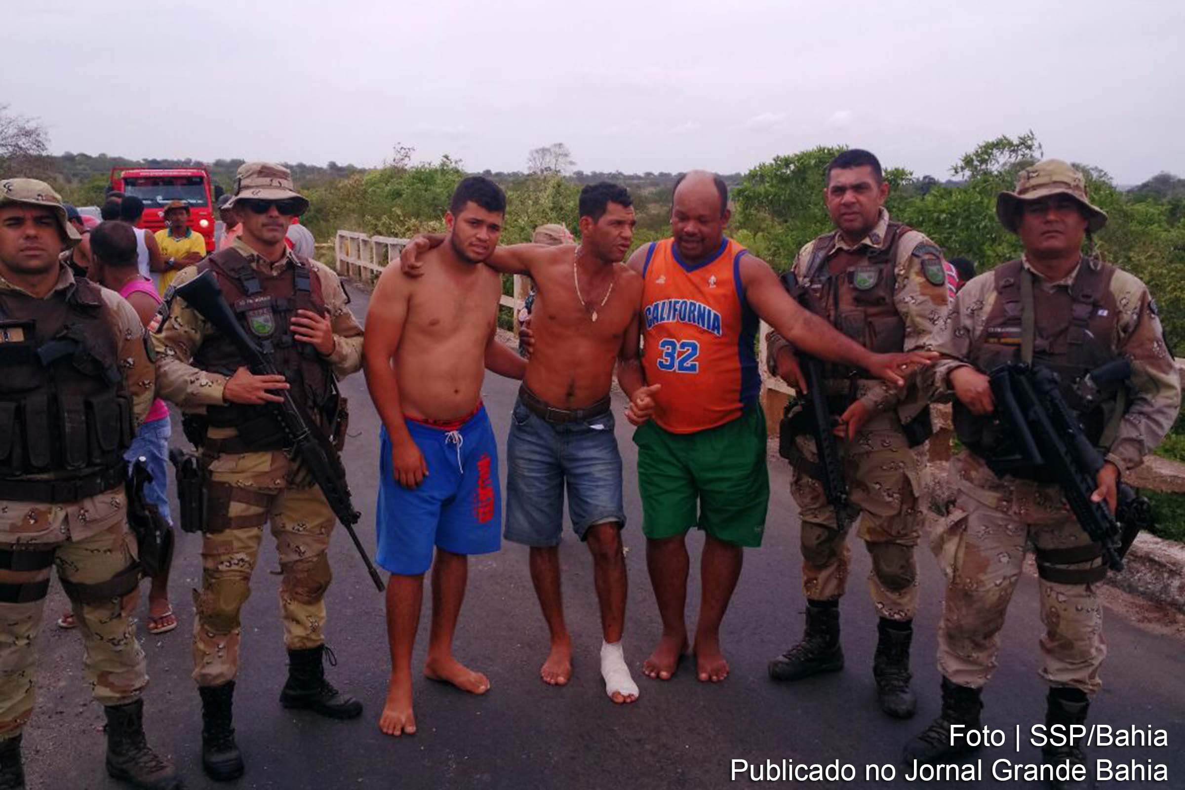 Guarnição da Cipe Nordeste realizava patrulhamento na cidade de Itapicuru quando souberam do acidente.