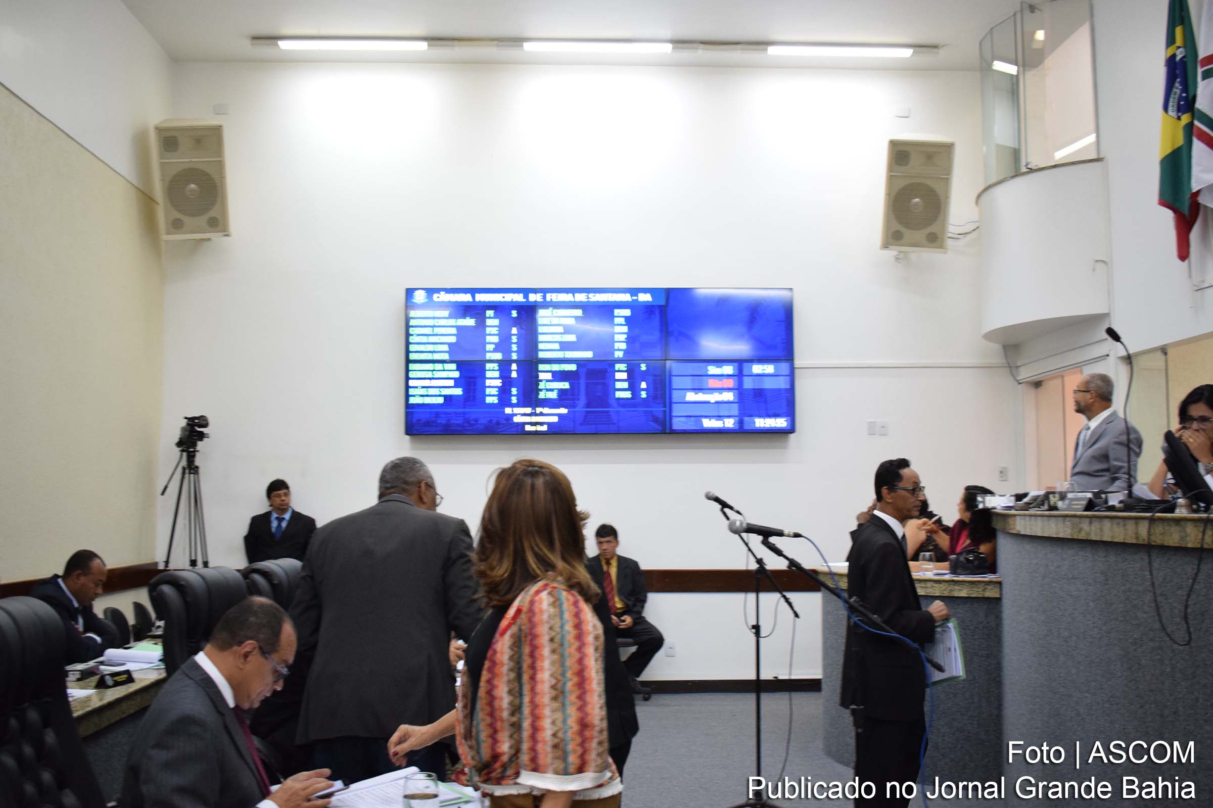 Plenário da Câmara Municipal de Feira de Santana.