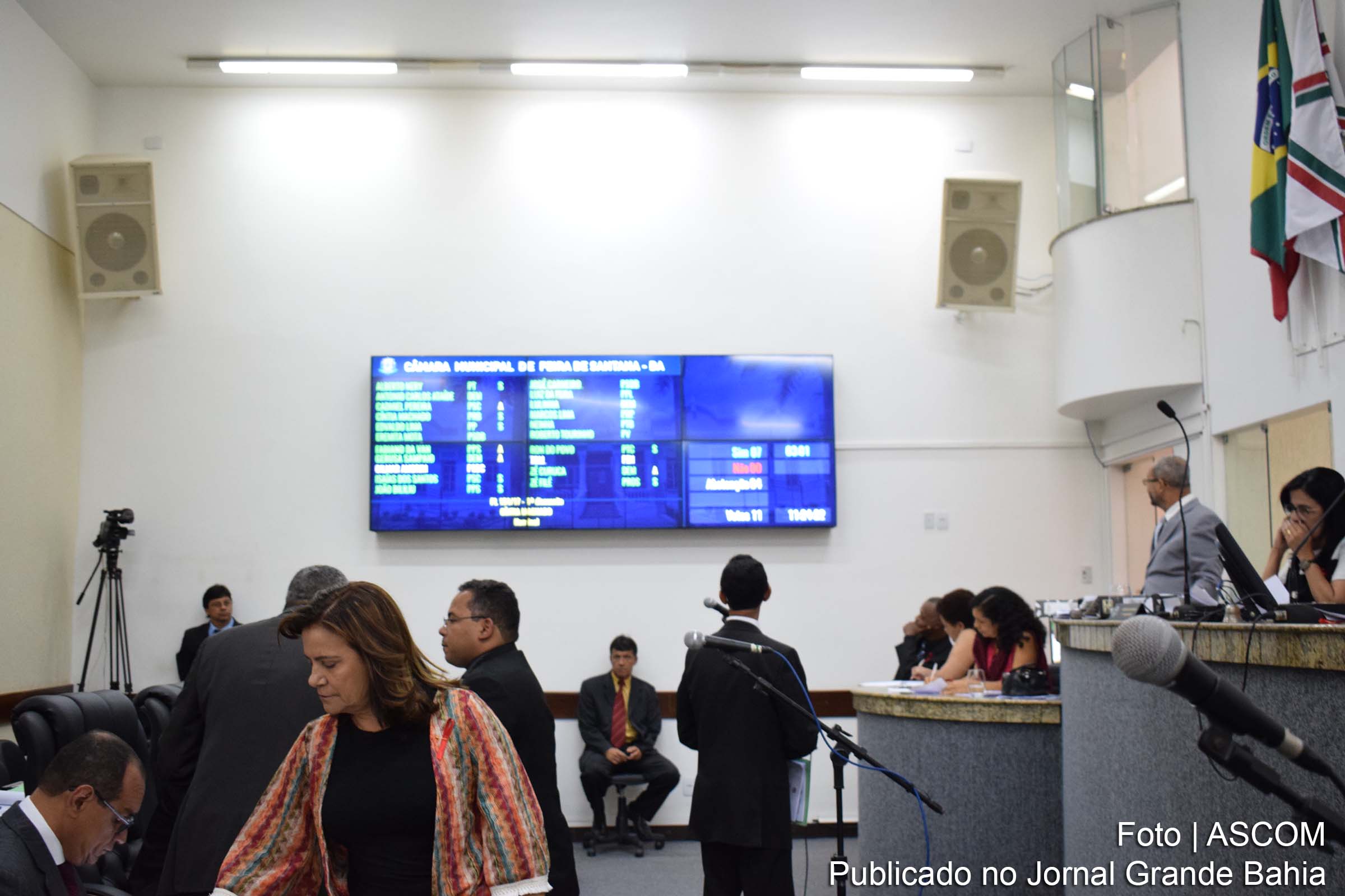 Plenário da Câmara Municipal de Feira de Santana.