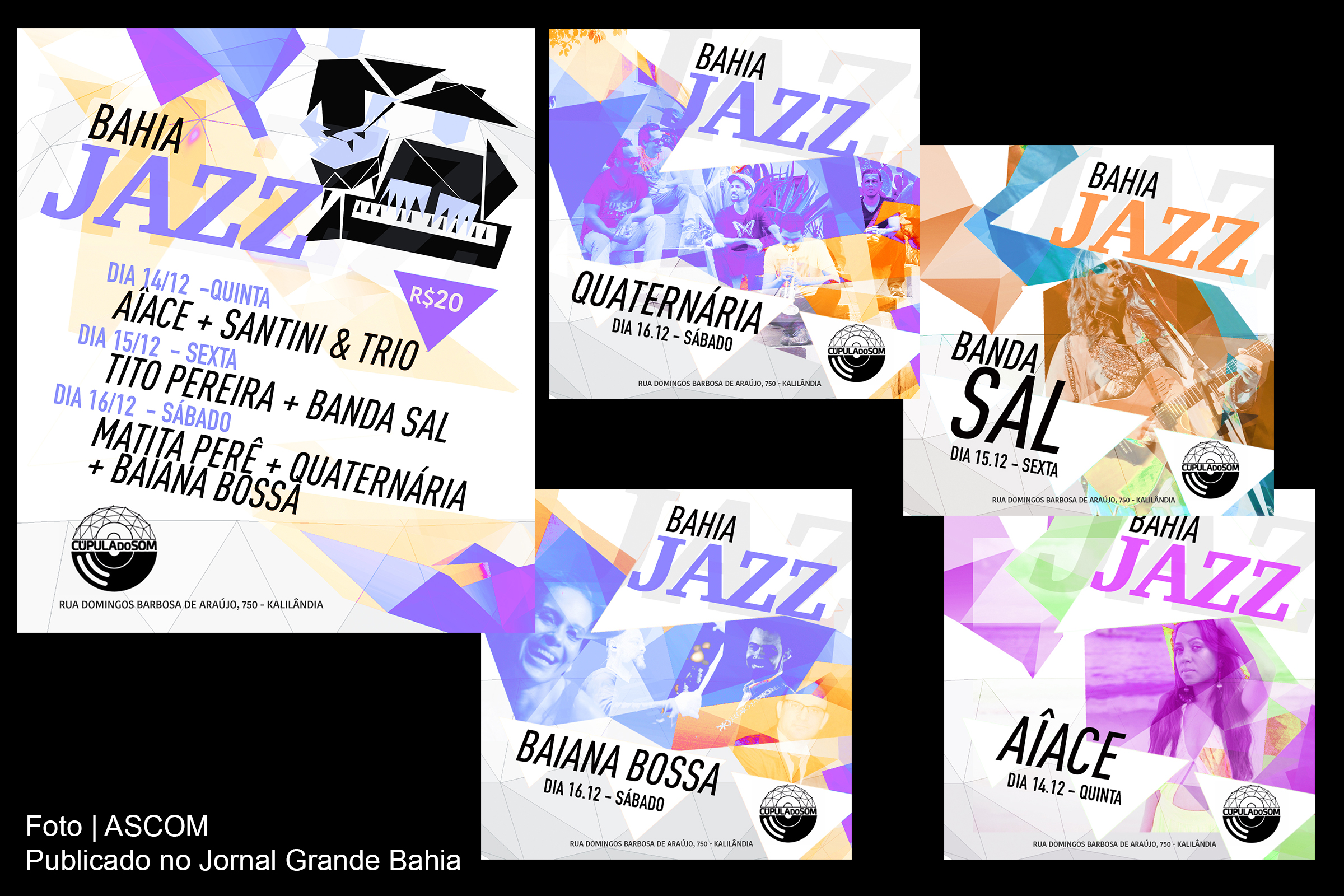 Programação do Festival Bahia Jazz conta com artistas com destacada produção musical.