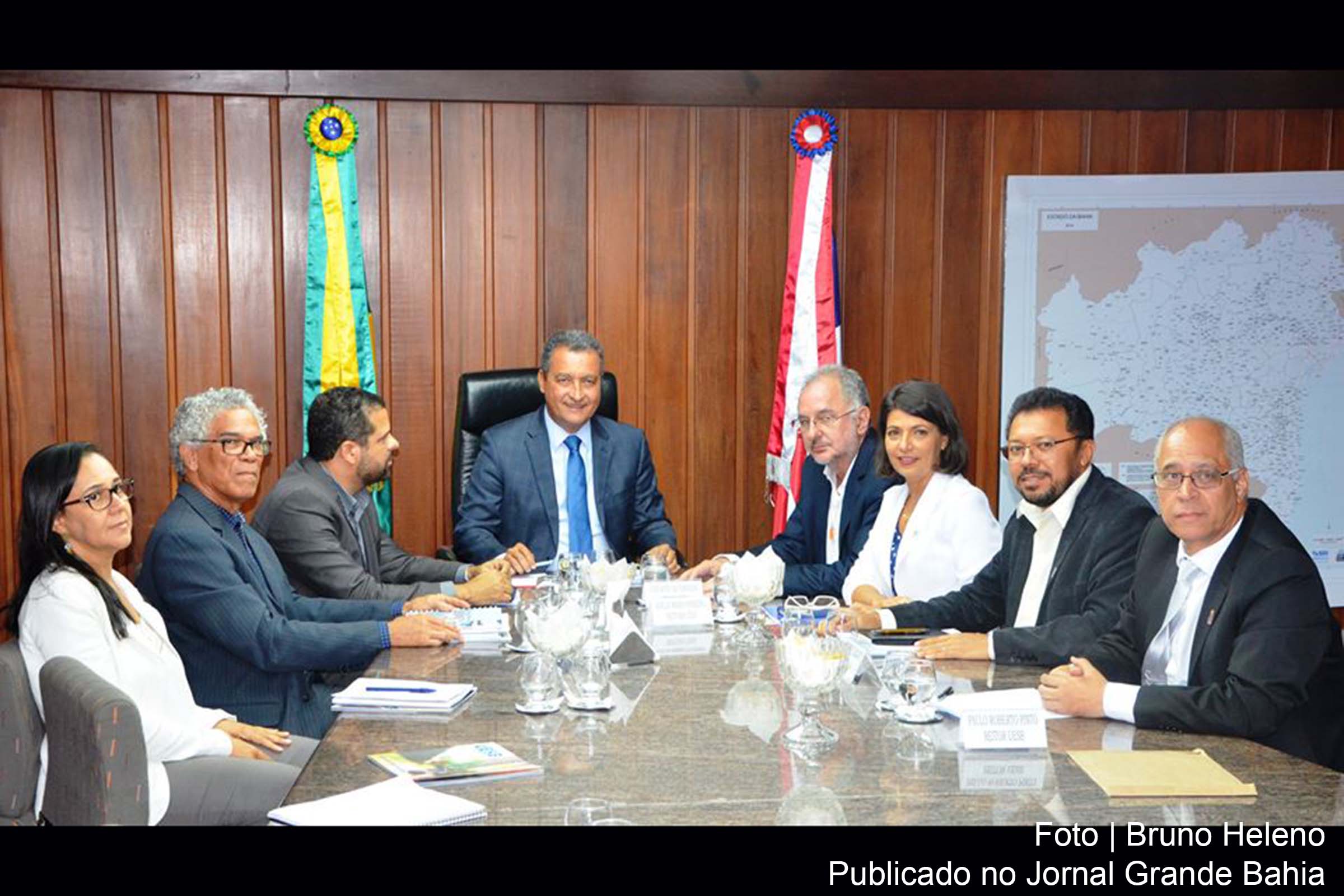 Governador Rui Costa participa de reunião com Fórum dos Reitores das Universidades Estaduais da Bahia, em Salvador.