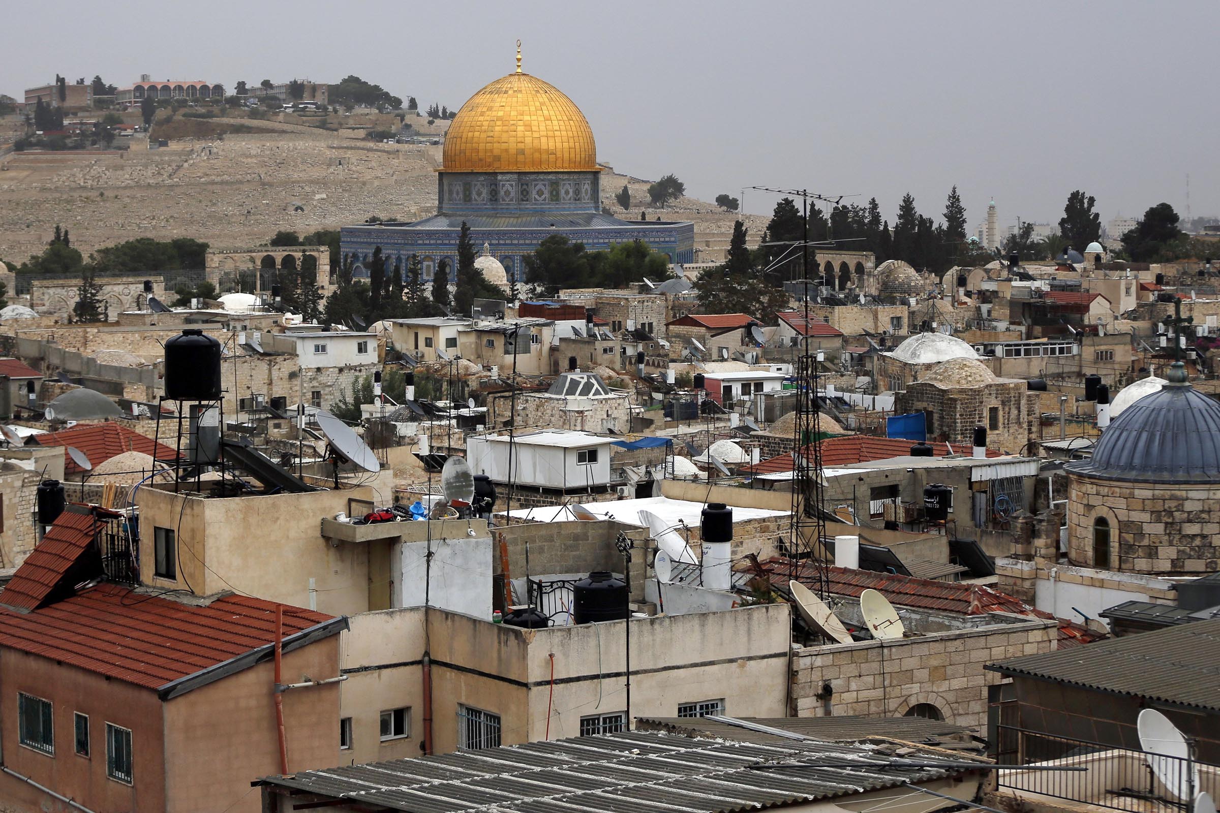 Vista de Jerusalém Oriental.