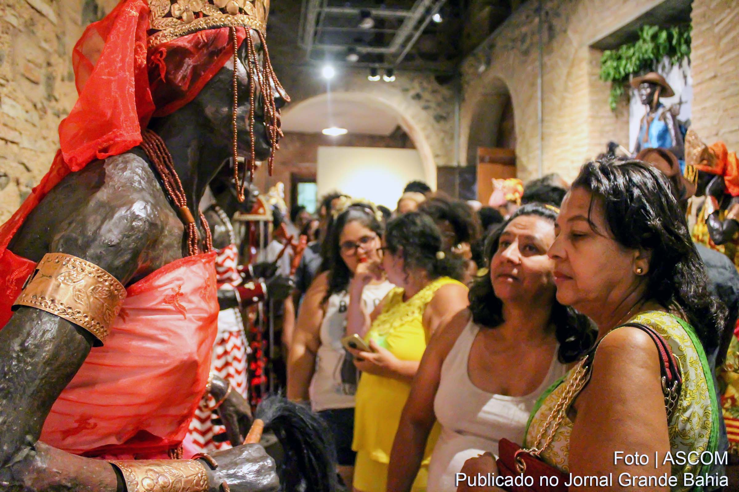 Abertura da Exposição Orixás no Espaço Cultural da Barroquinha, em Salvador.