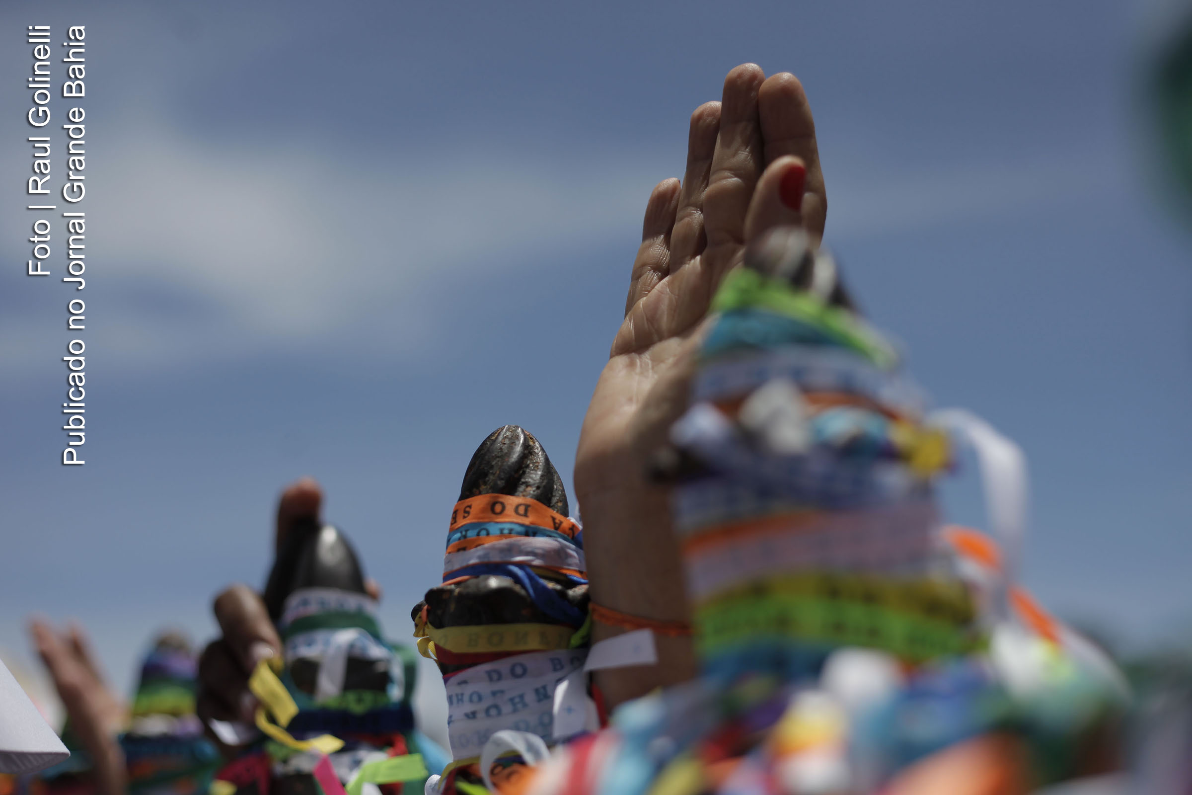 Cena da edição 2015 da Lavagem da Igreja do Bonfim.