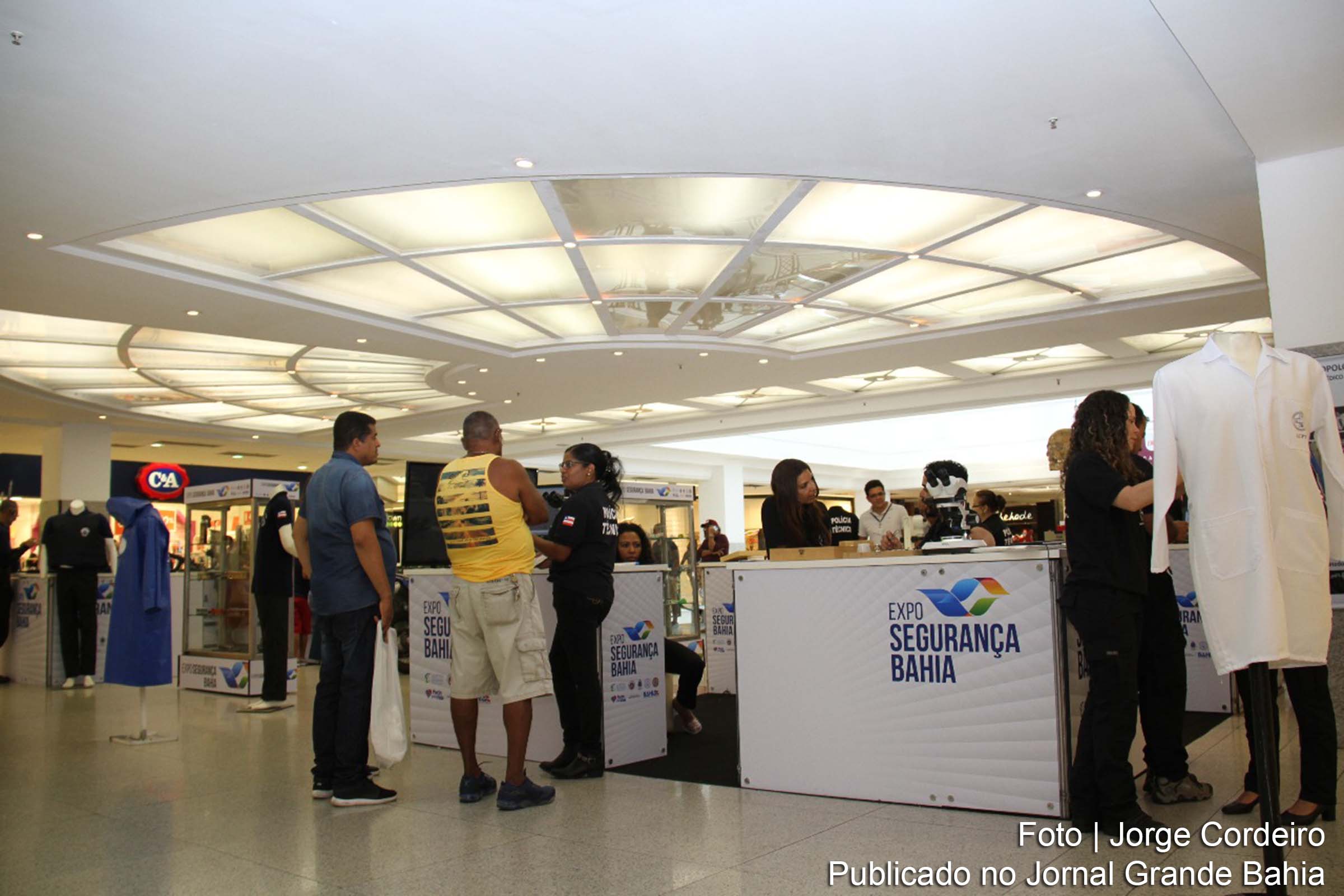 Expo Segurança 2018 no Shopping da Bahia, em Salvador.