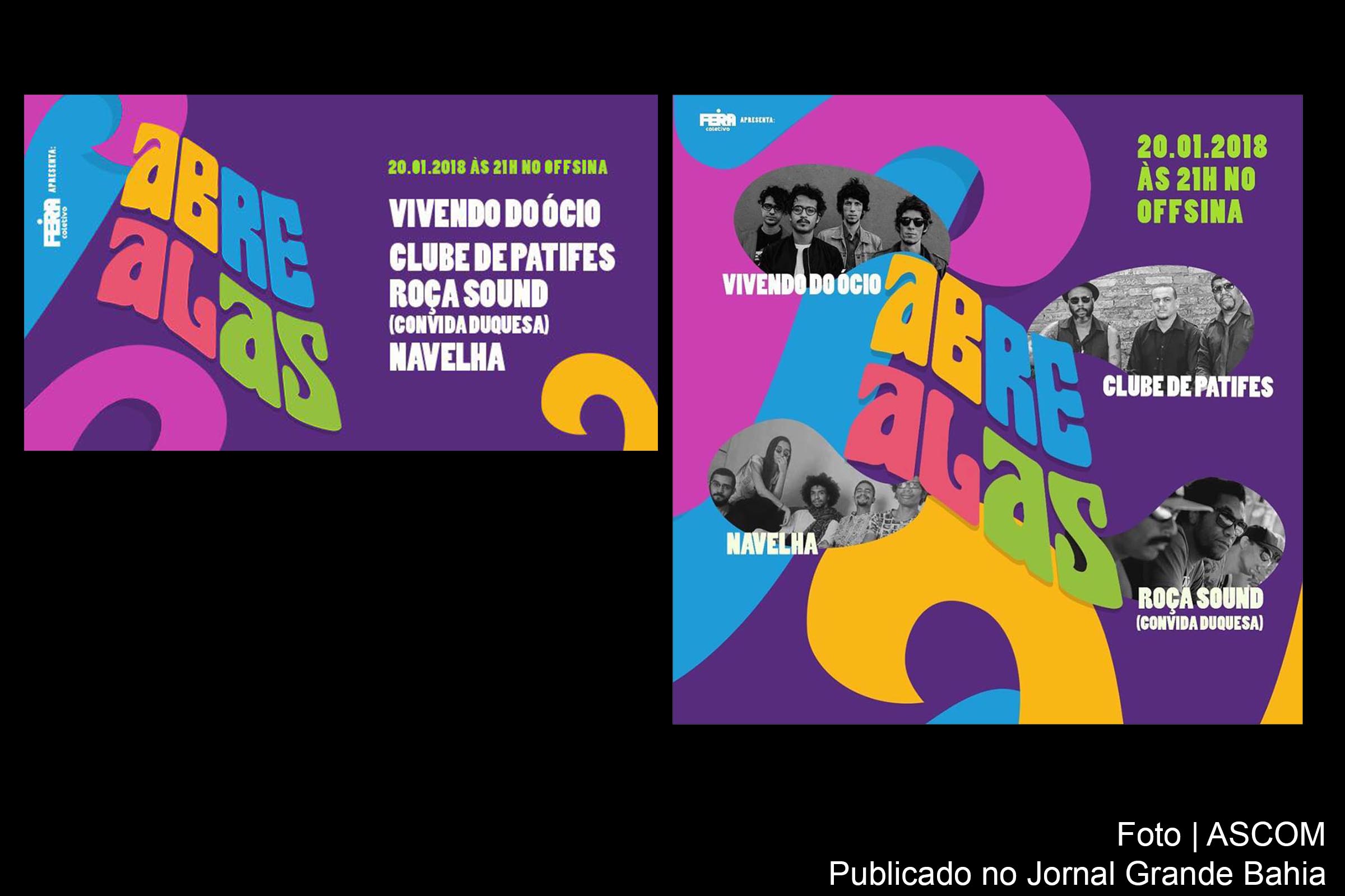 Feira Coletivo inicia 2018 com show Abre Alas.