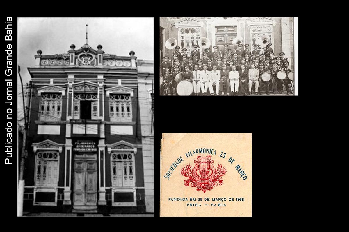 Imagens da Sociedade Filarmônica 25 de Março.