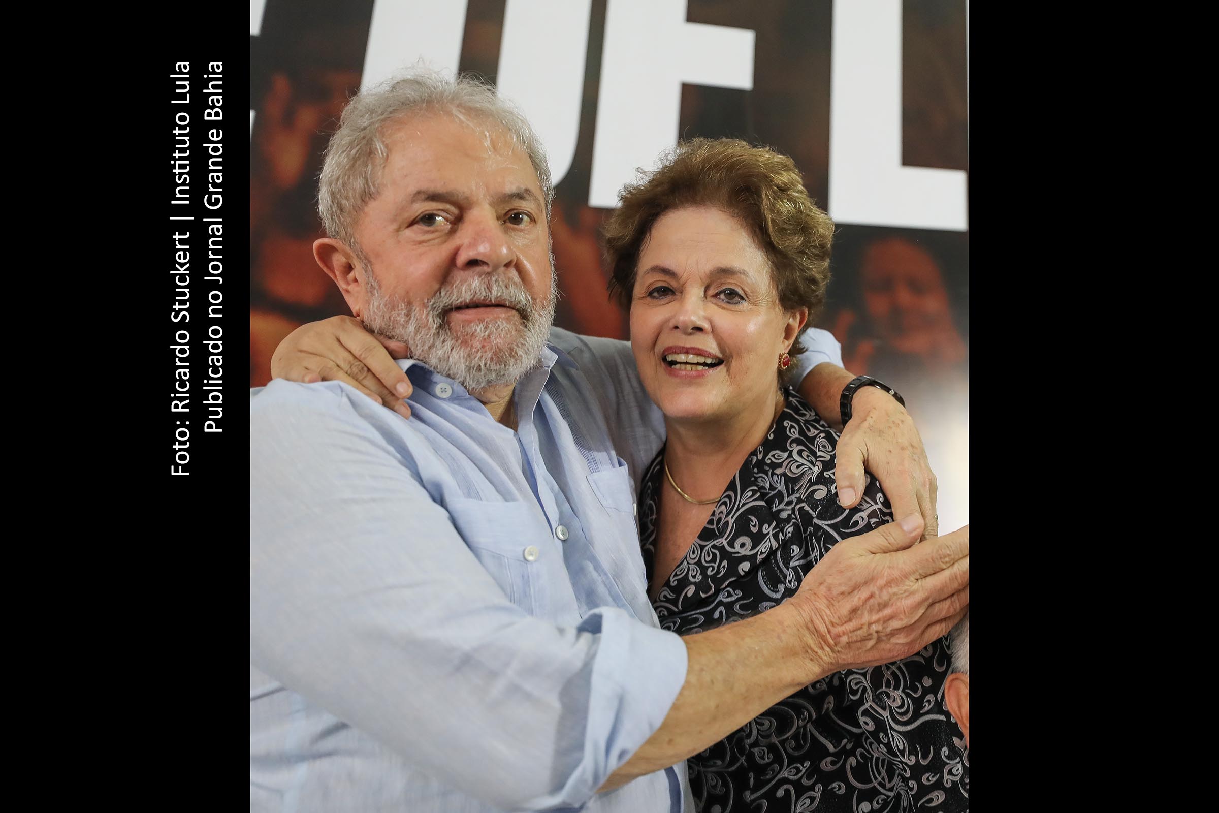 Ex-presidentes Lula e Dilma Rousseff. "Vamos garantir o direito de Lula concorrer à presidência da República, nas ruas e em todos os recantos e cidades do Brasil", declara ex-presidente Dilma Rousseff.