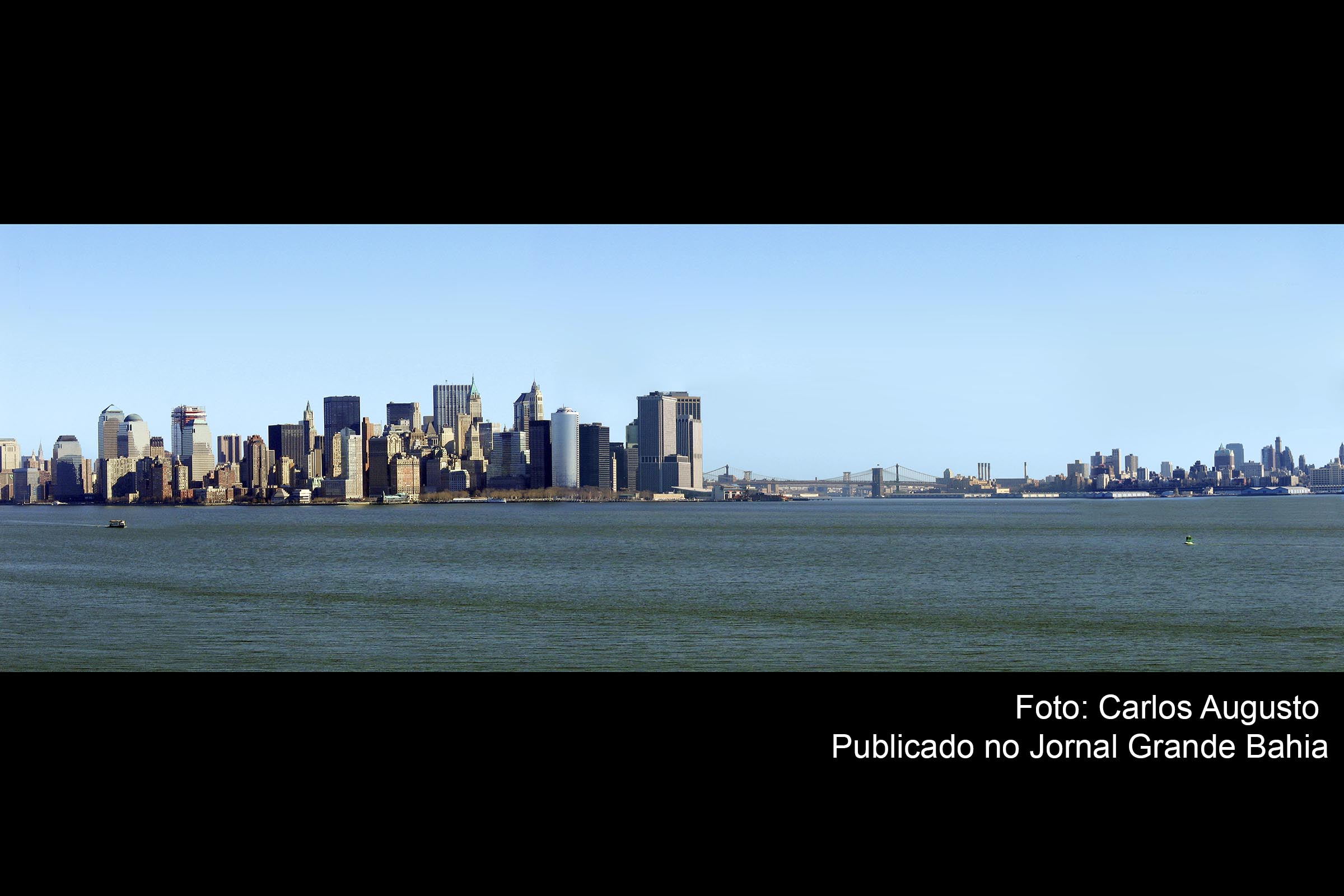 Vista da cidade de Nova York, Estados Unidos da América (EUA), uma dos centros capitalistas do mundo.
